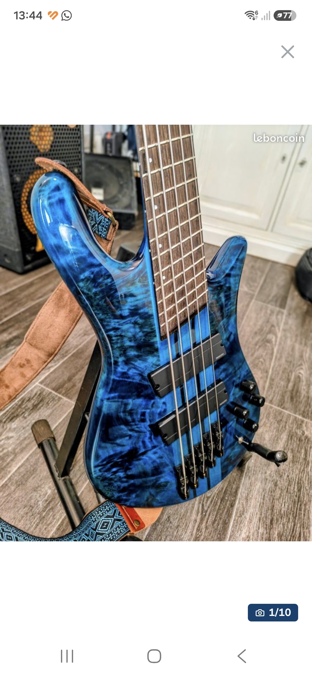 Basse Spector NS Dimension MS 5 - Black&Blue - ETAT NEUF