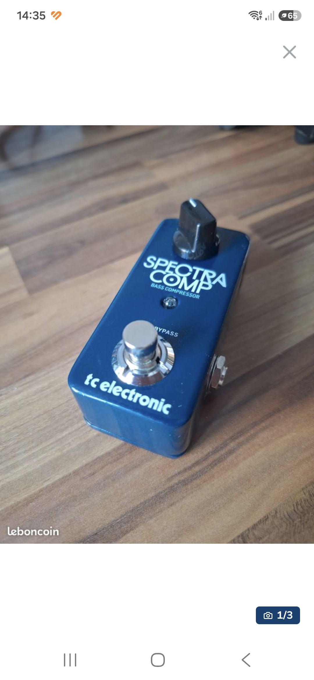 TC Electronic SpectraComp - Compresseur pour basse - Très bon état