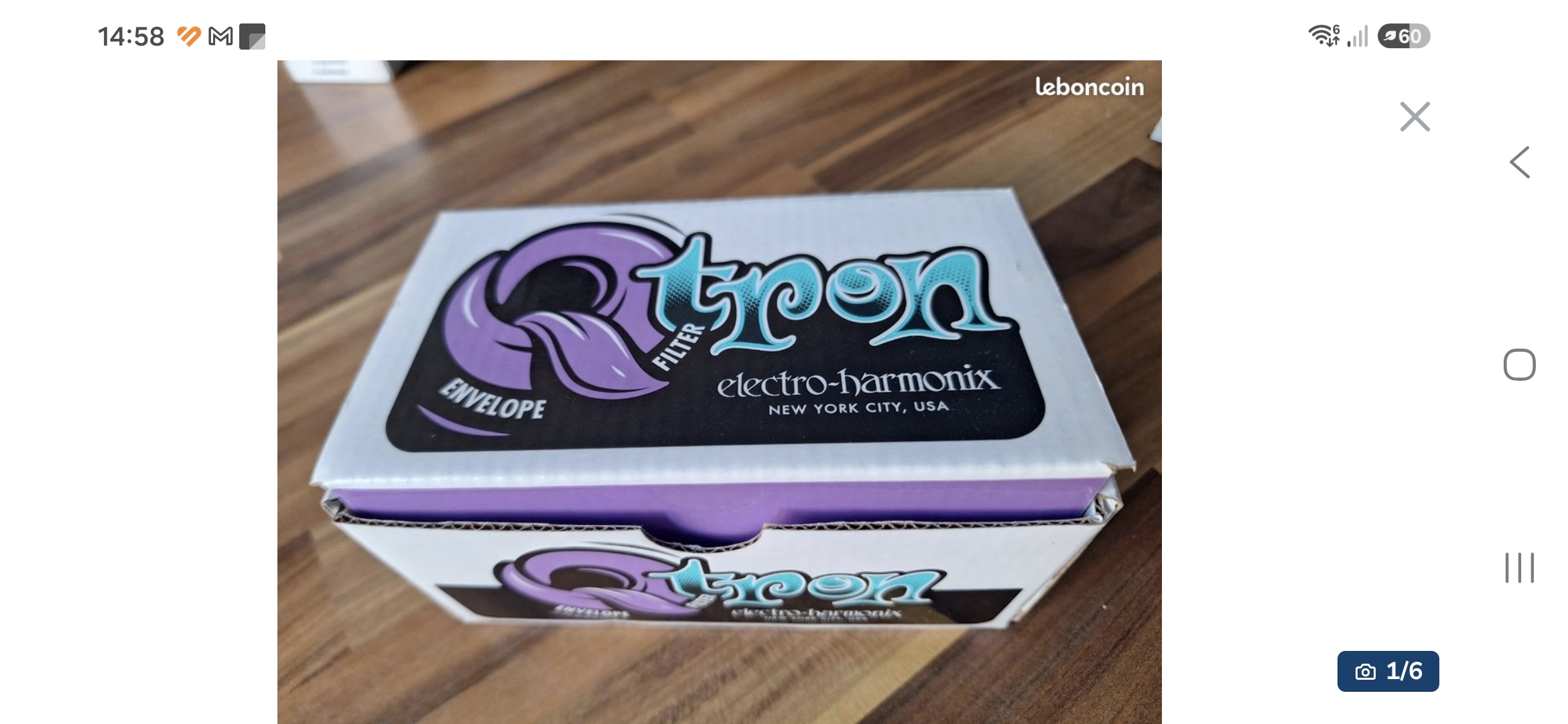 Electro-Harmonix Nano Q-Tron - Envelope Filter - Très bon état de fonctionnement