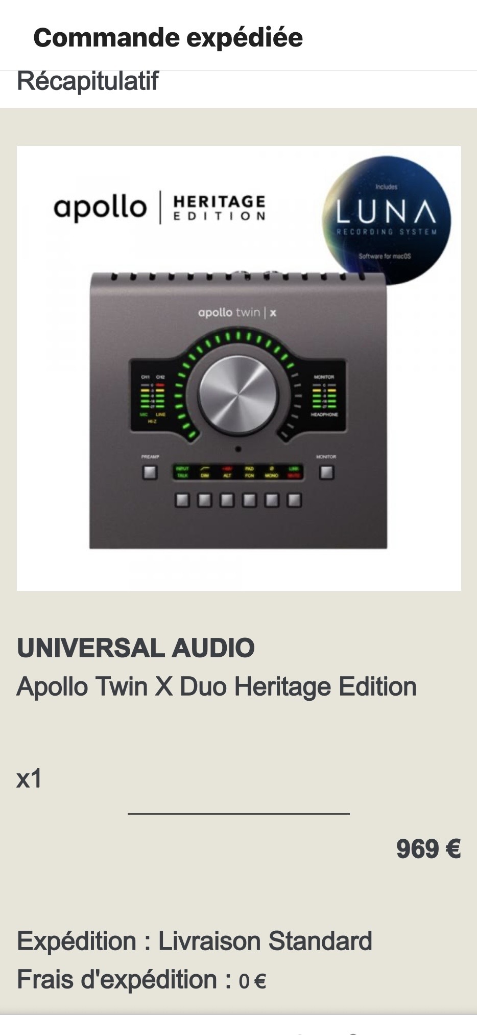 Universal Audio Apollo Twin X Duo (99374)