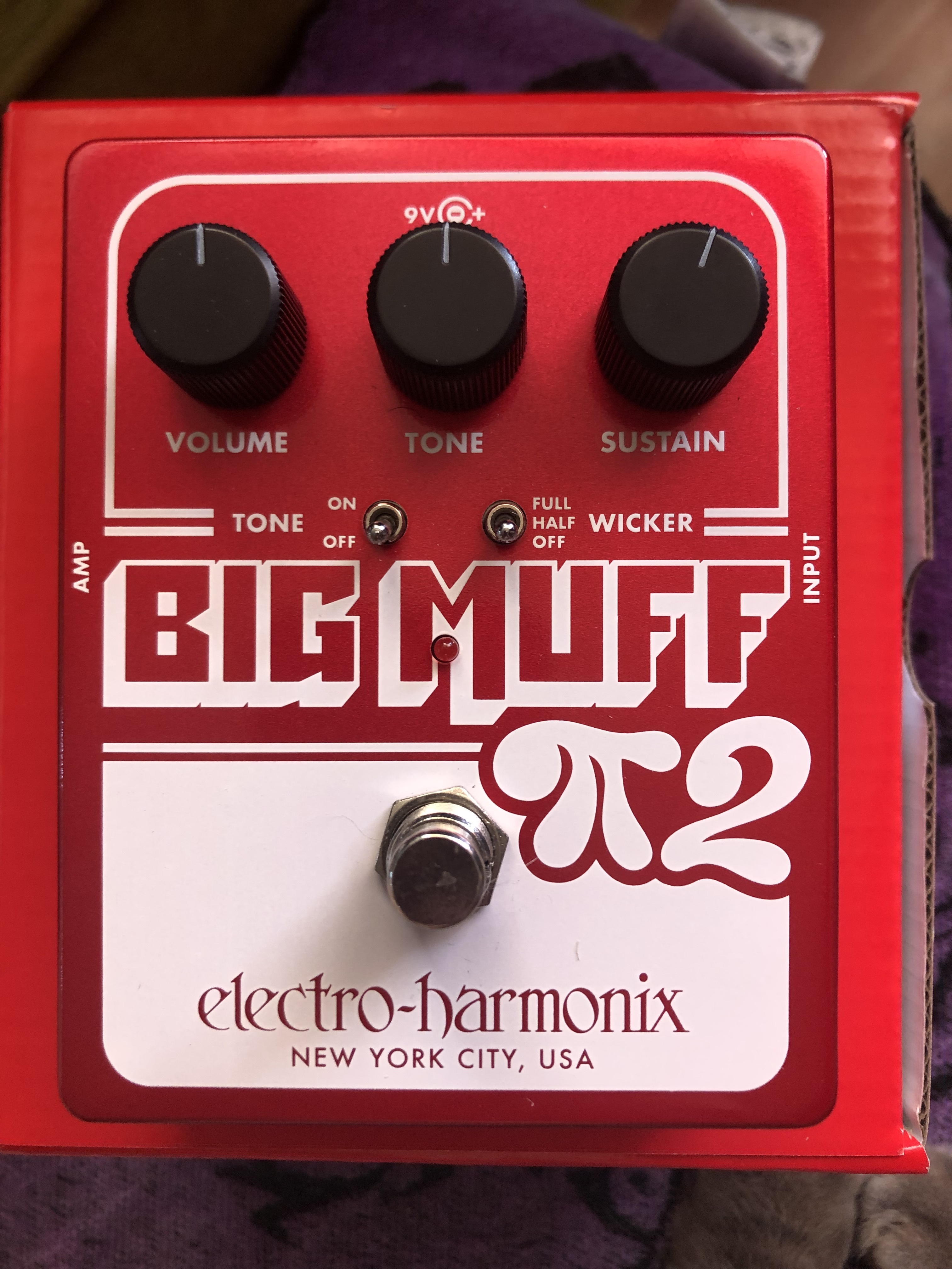 Electro-Harmonix Big Muff Pi 2 With Tone Wicker