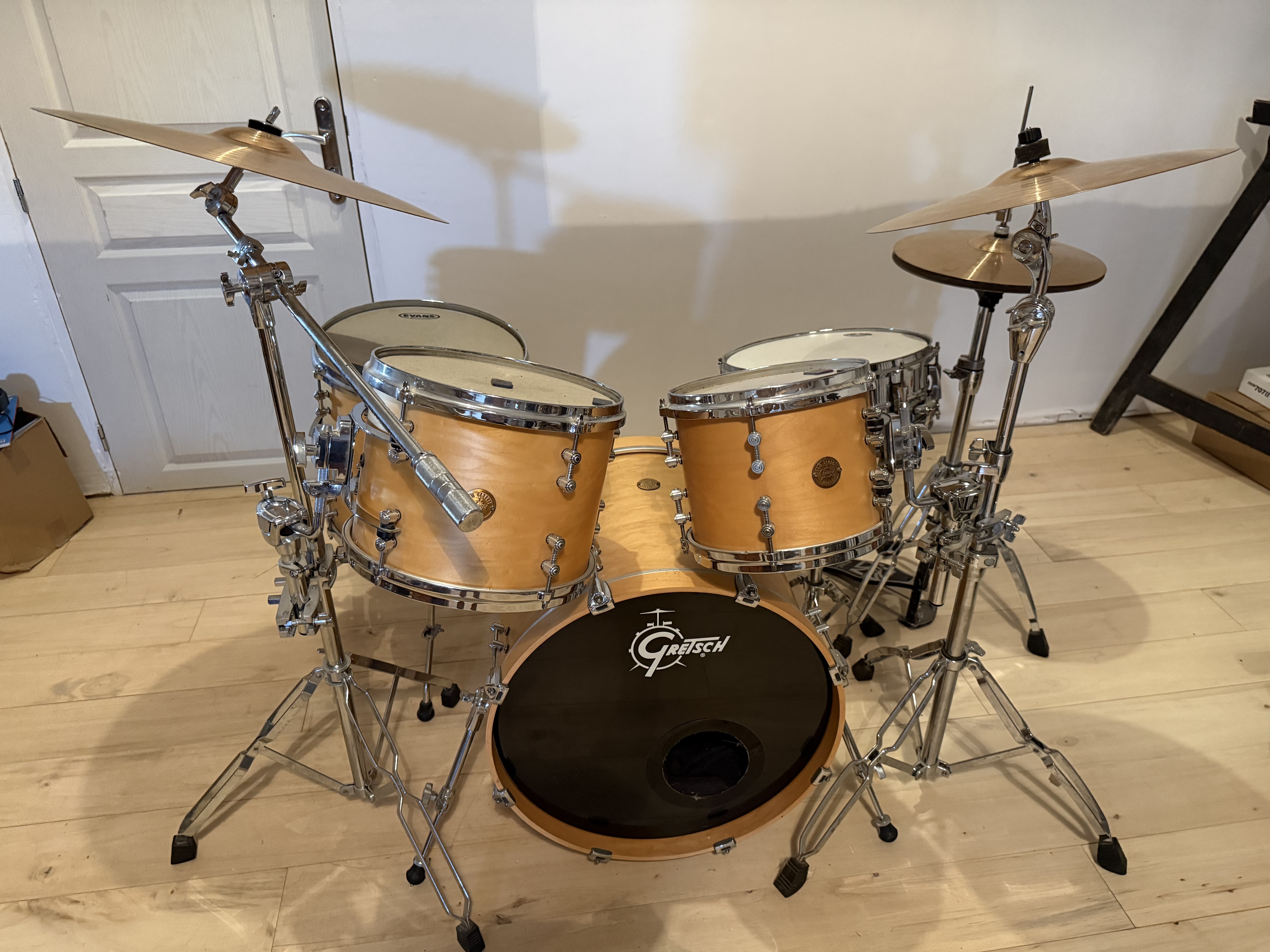 Gretsch New Classic Fusion 20 + Pearl Sensitone + Hardware + Cymbales