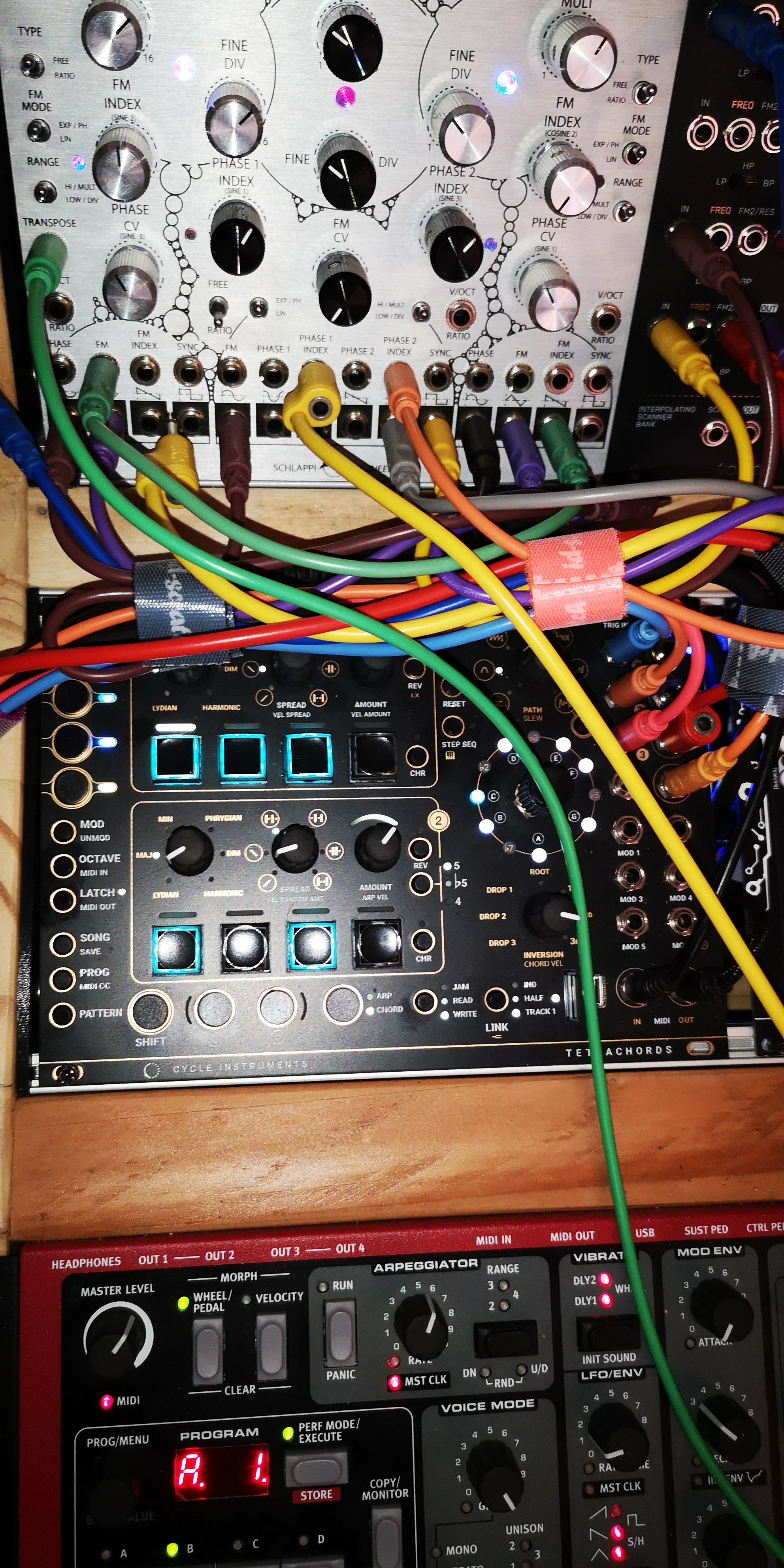 Tetrachords sequencer 