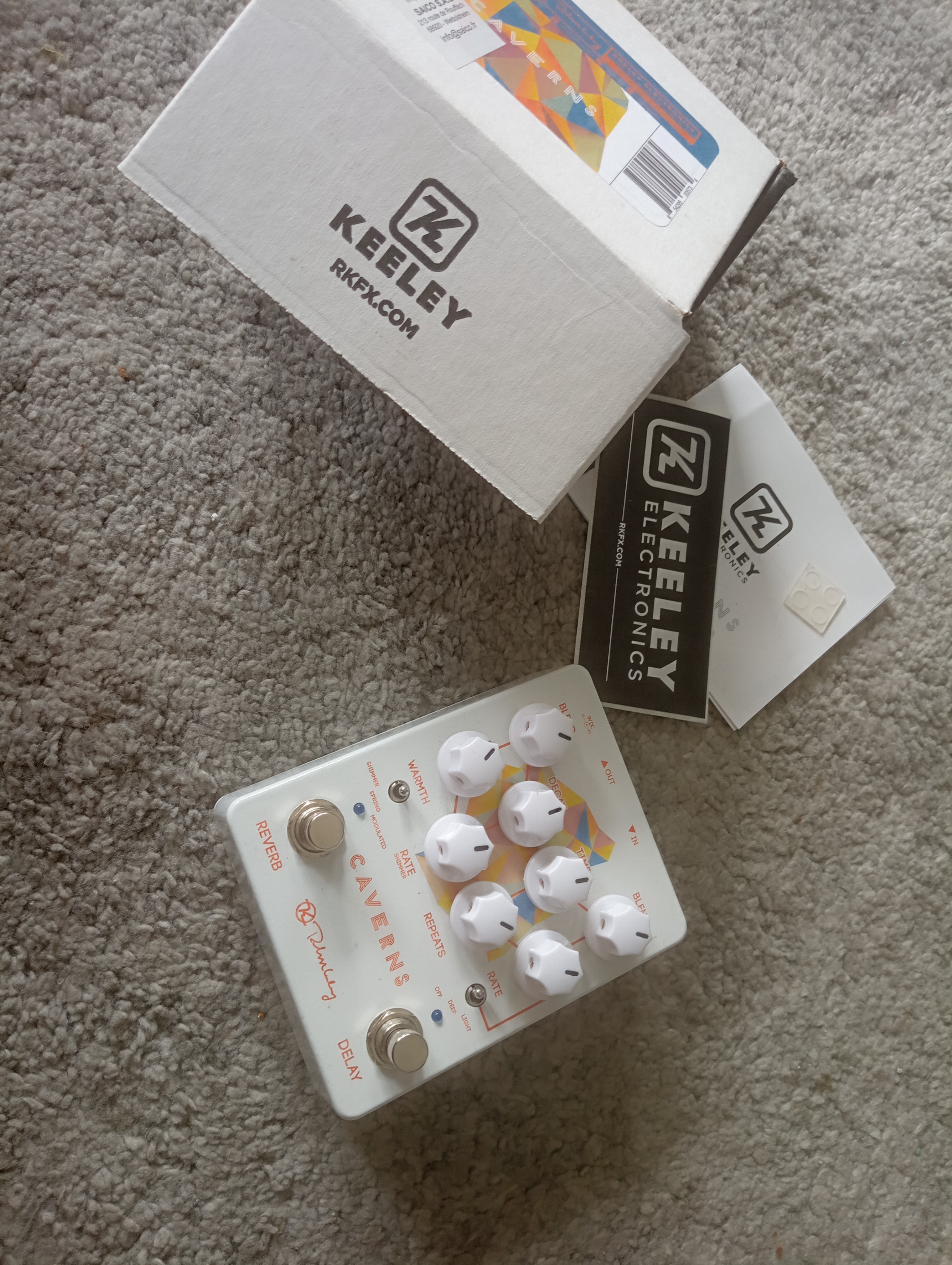 Keeley cavern v2 Reverb Delay 