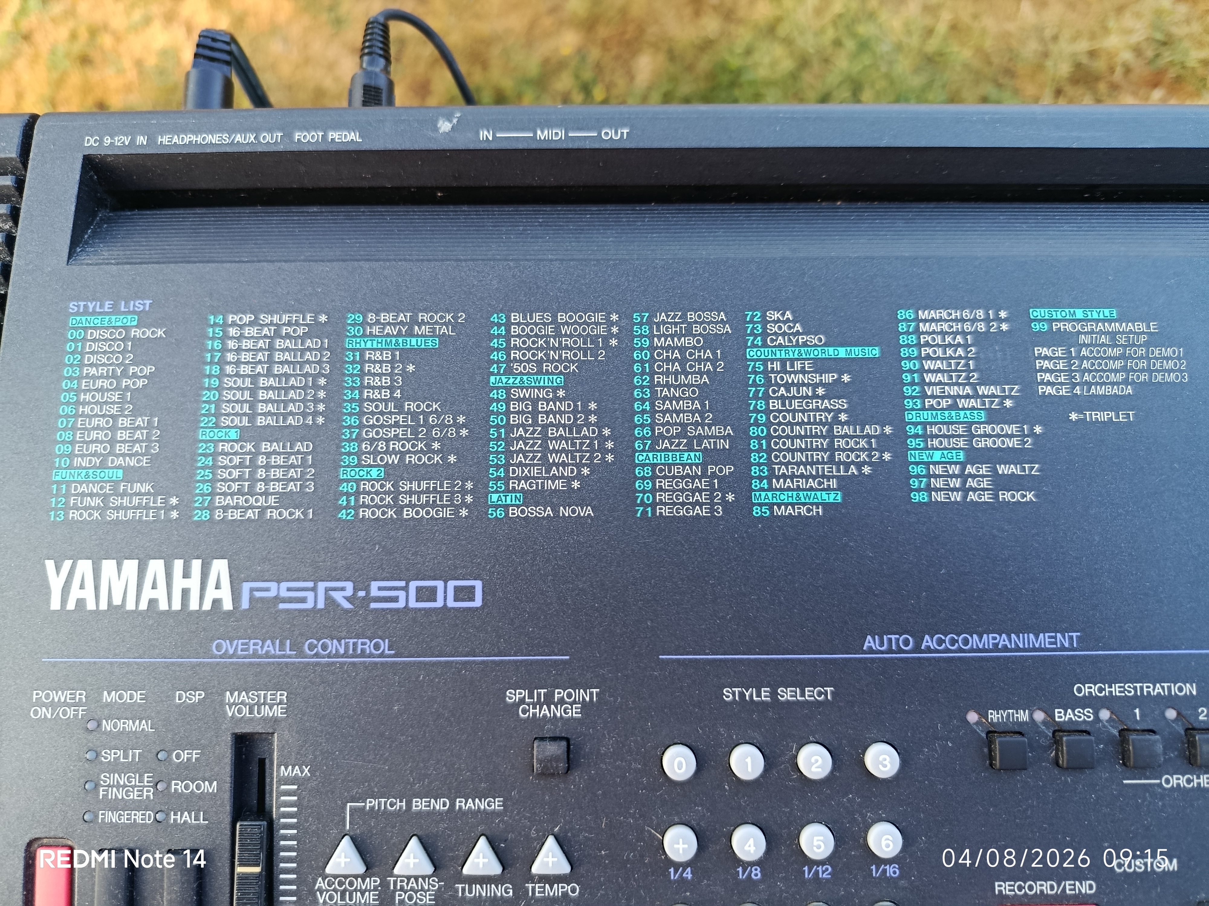 Yamaha PSR-500 (70170)