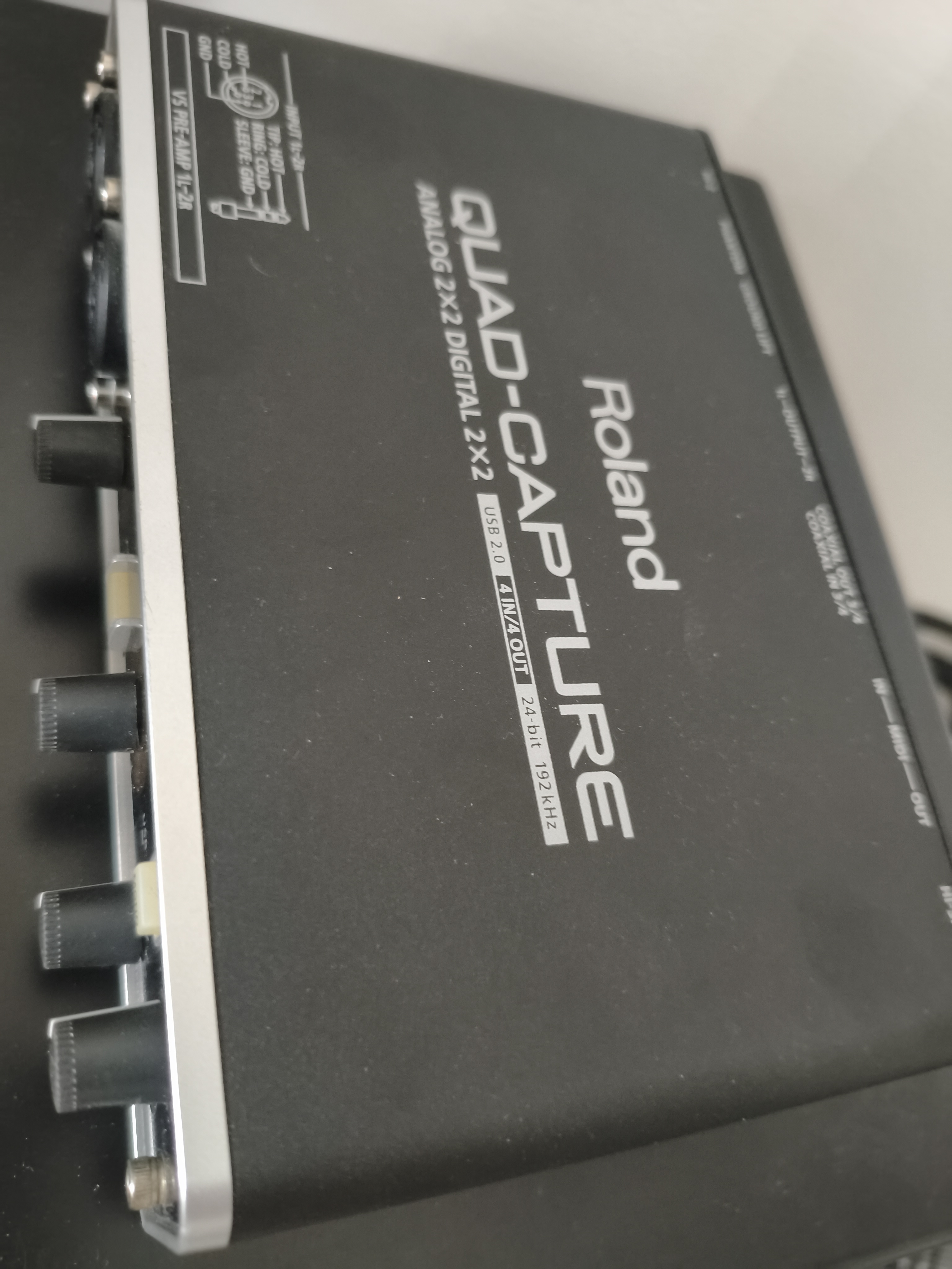 Vends Roland quad capture 