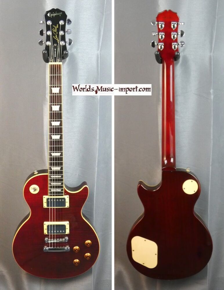 Epiphone GIBSON Les Paul STD Flame Wine Red 2003 Korea