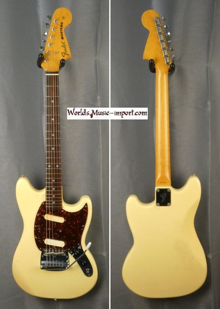 FENDER Mustang MG-69 White 'post JV' 1986 Japon import