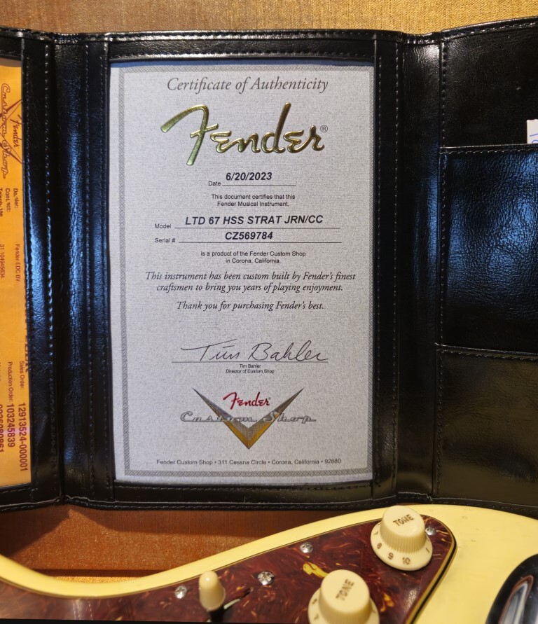 Fender 67 HSS Strat JM Relic (1057)