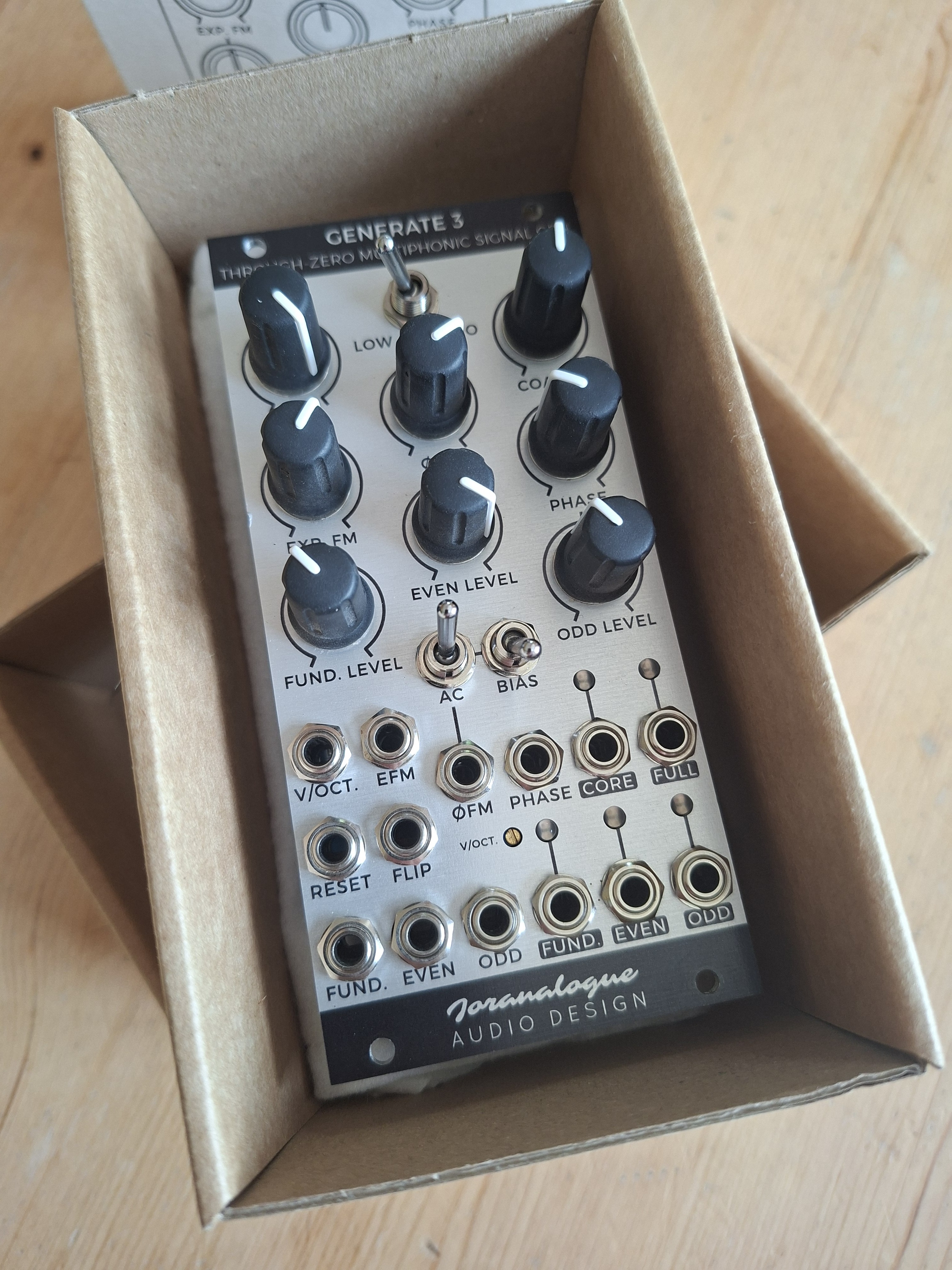 Vends Joranalogue Generate 3