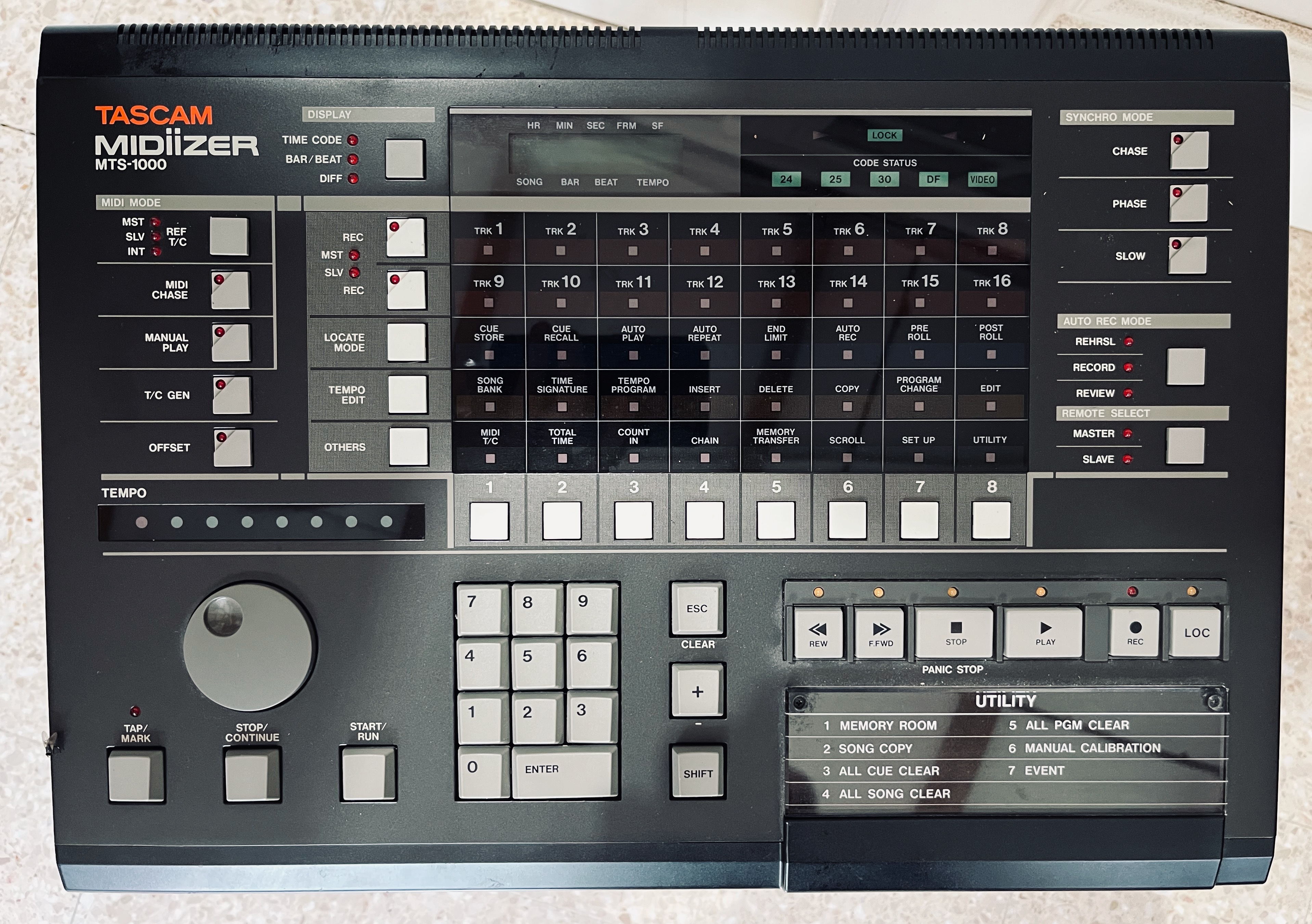 Tascam MTS-1000 – Synchroniseur MIDI / Tape