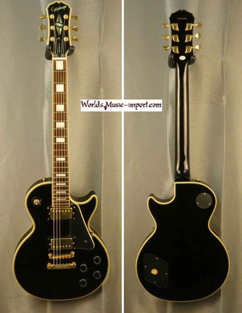 Epiphone GIBSON Les Paul Custom BK 2002 Korea import JP