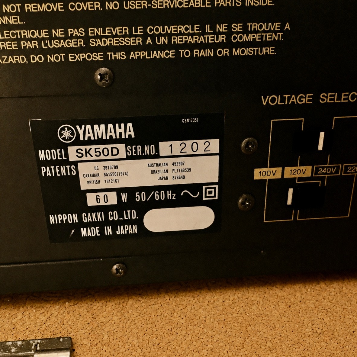 Yamaha SK50D (90598)