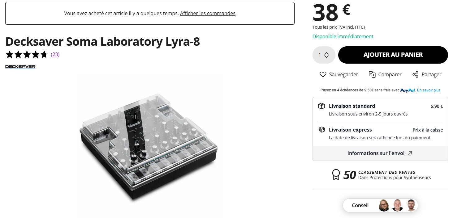 decksaver lyra