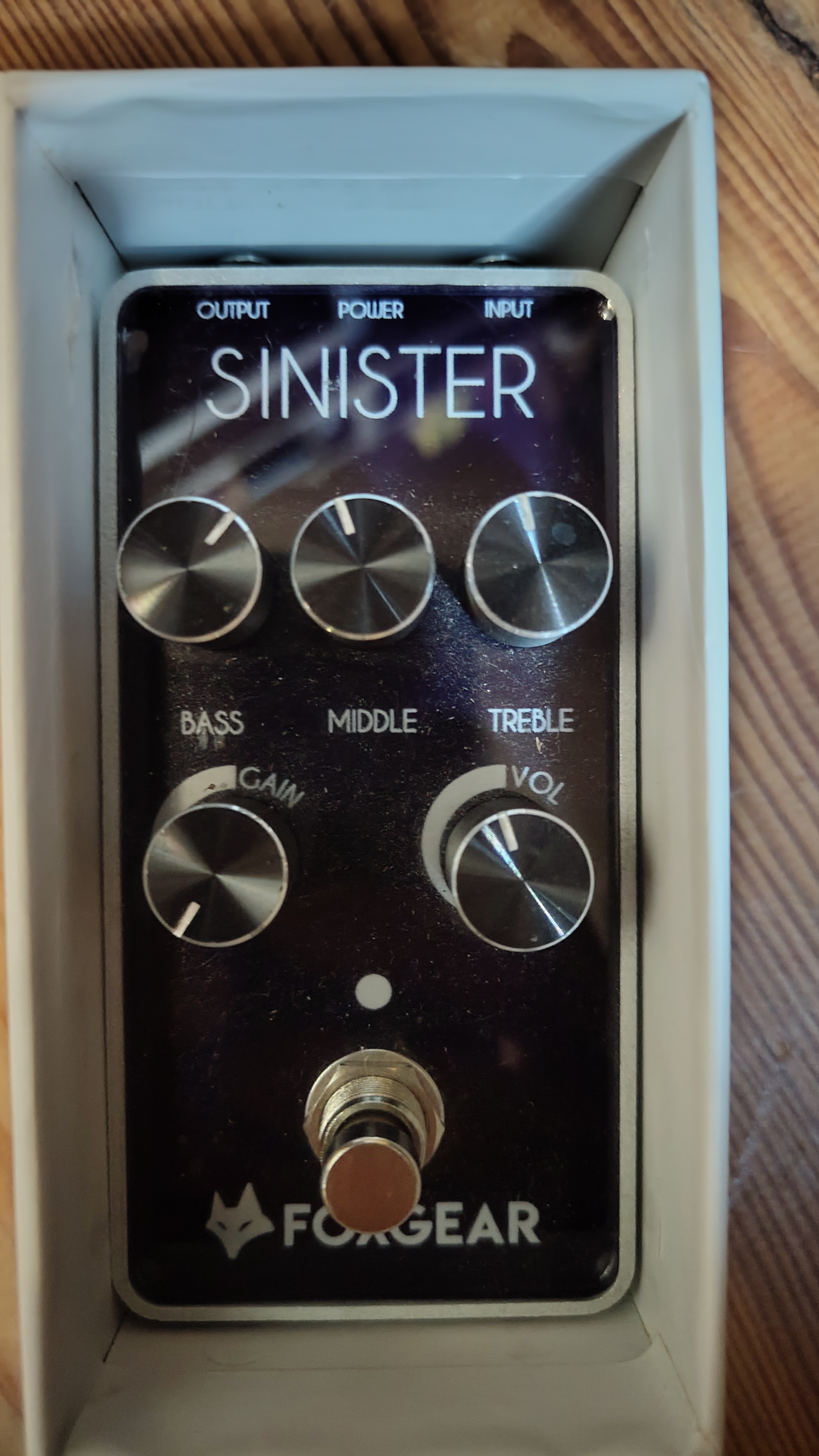 Pédale disto, limite fuzz