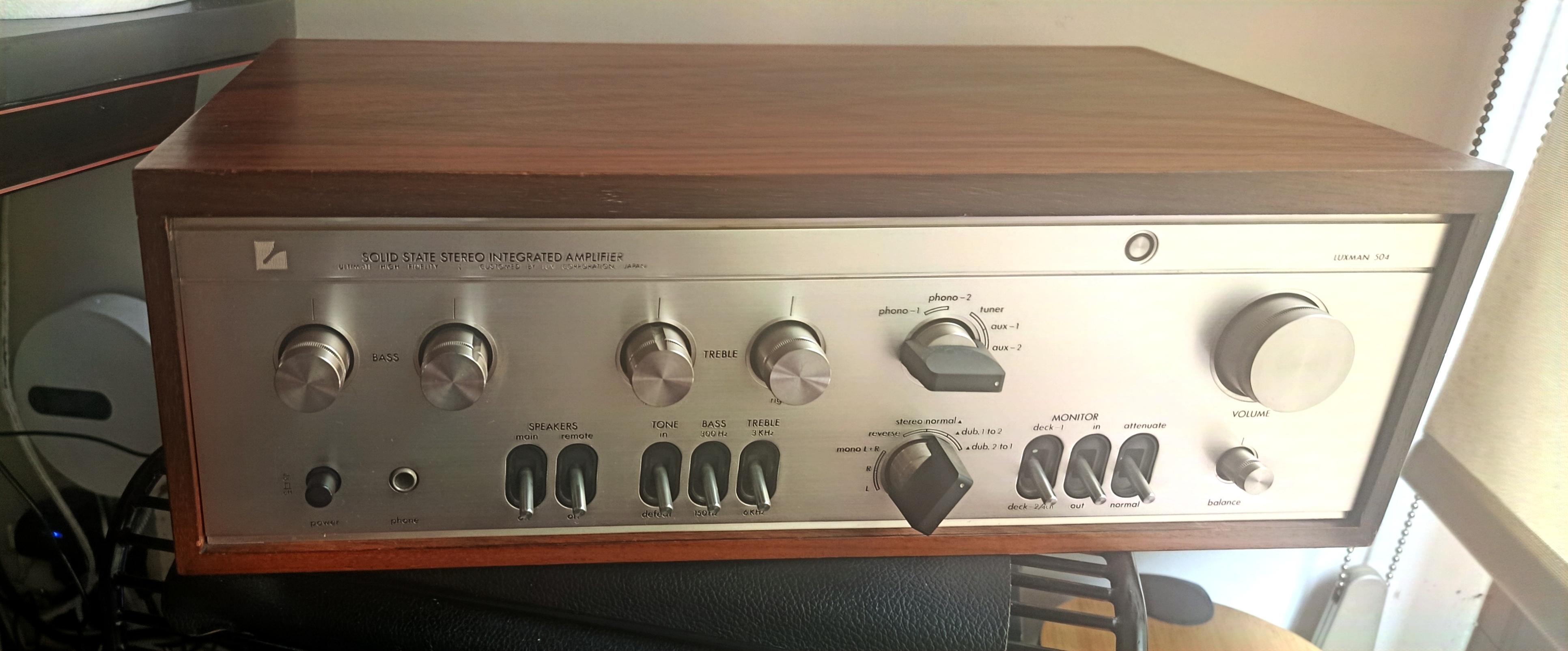Luxman Amplifier 504 Vintage 1973