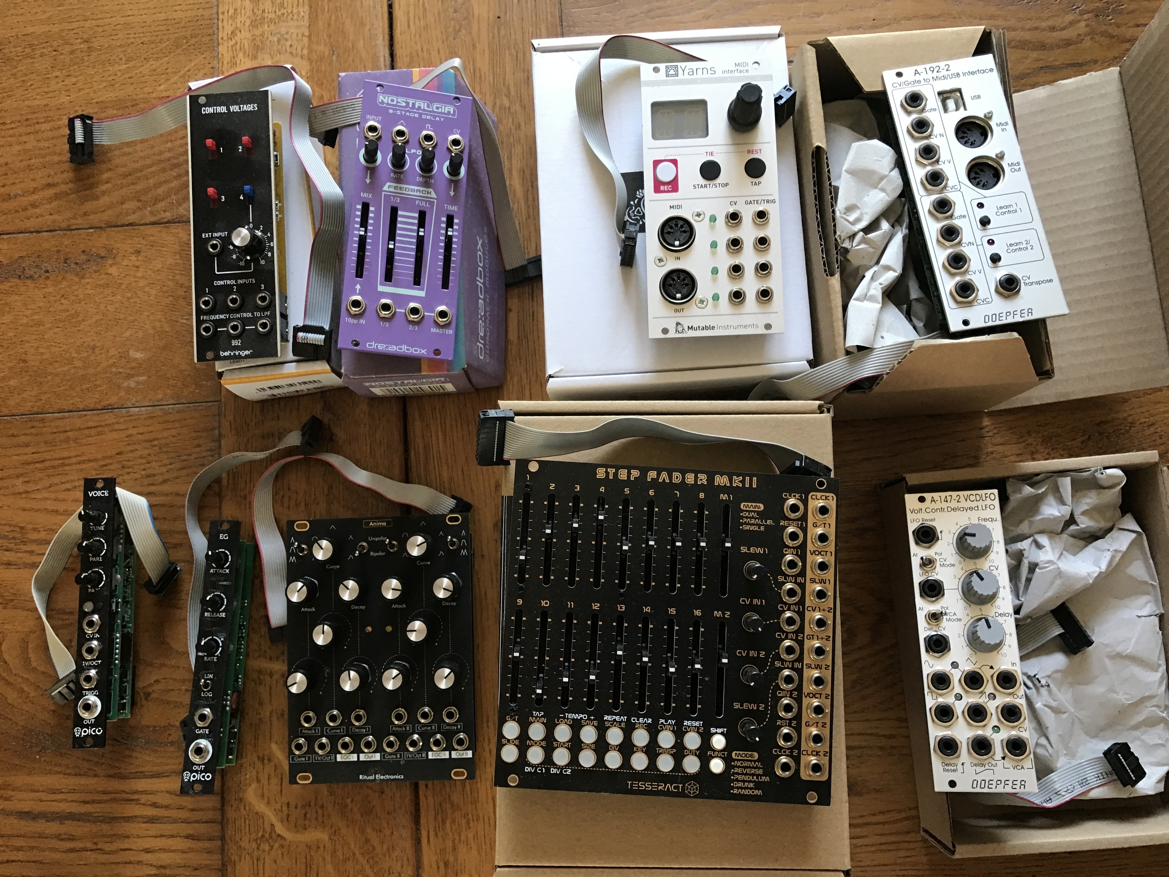 Vends lot indivisible de modules eurorack