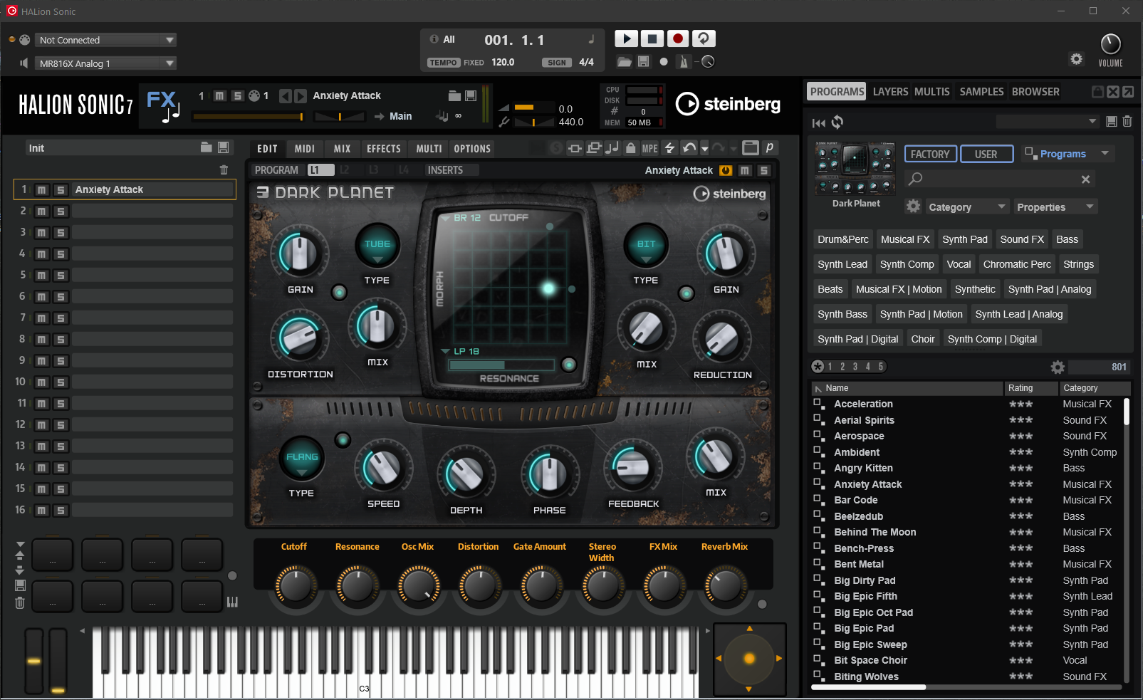 Vente : Steinberg Dark Planet (VST3, AAX, AU) - Version complète