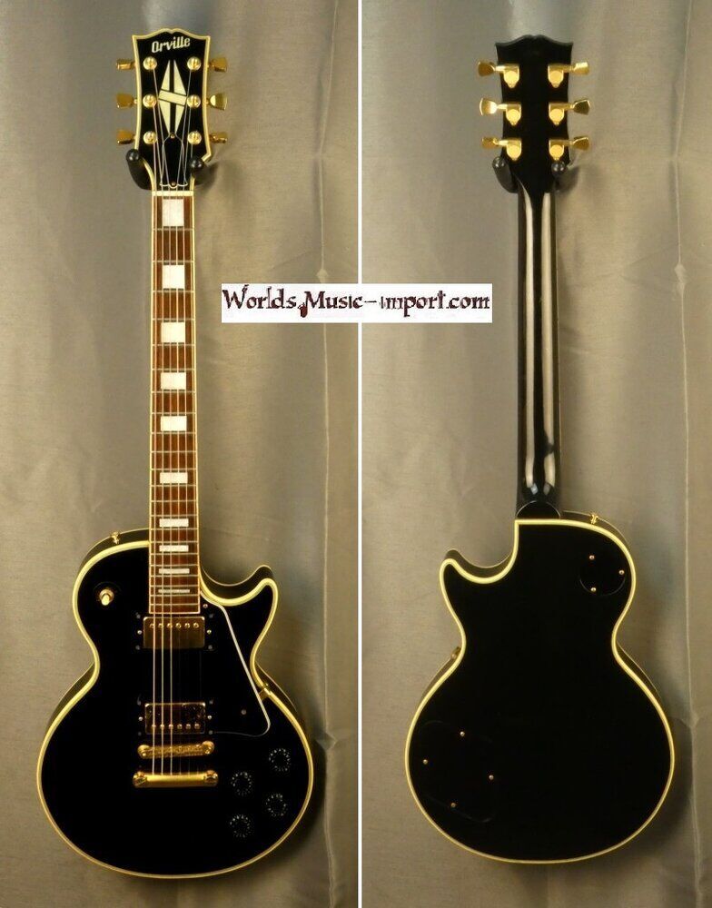 ORVILLE Les Paul Custom Black 1994 Japon import