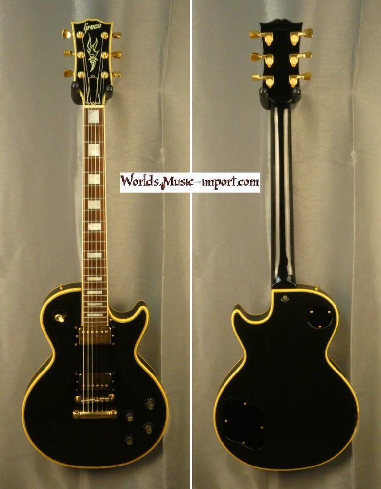 GRECO Les Paul Custom Black EGC-480 1990 Japon import