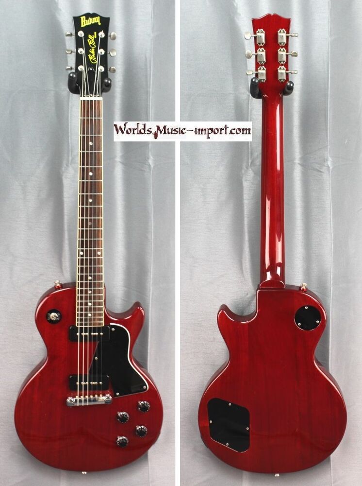 BURNY Les Paul P90 RSL-60 Rock&Roll Wine Red 1990 Japan