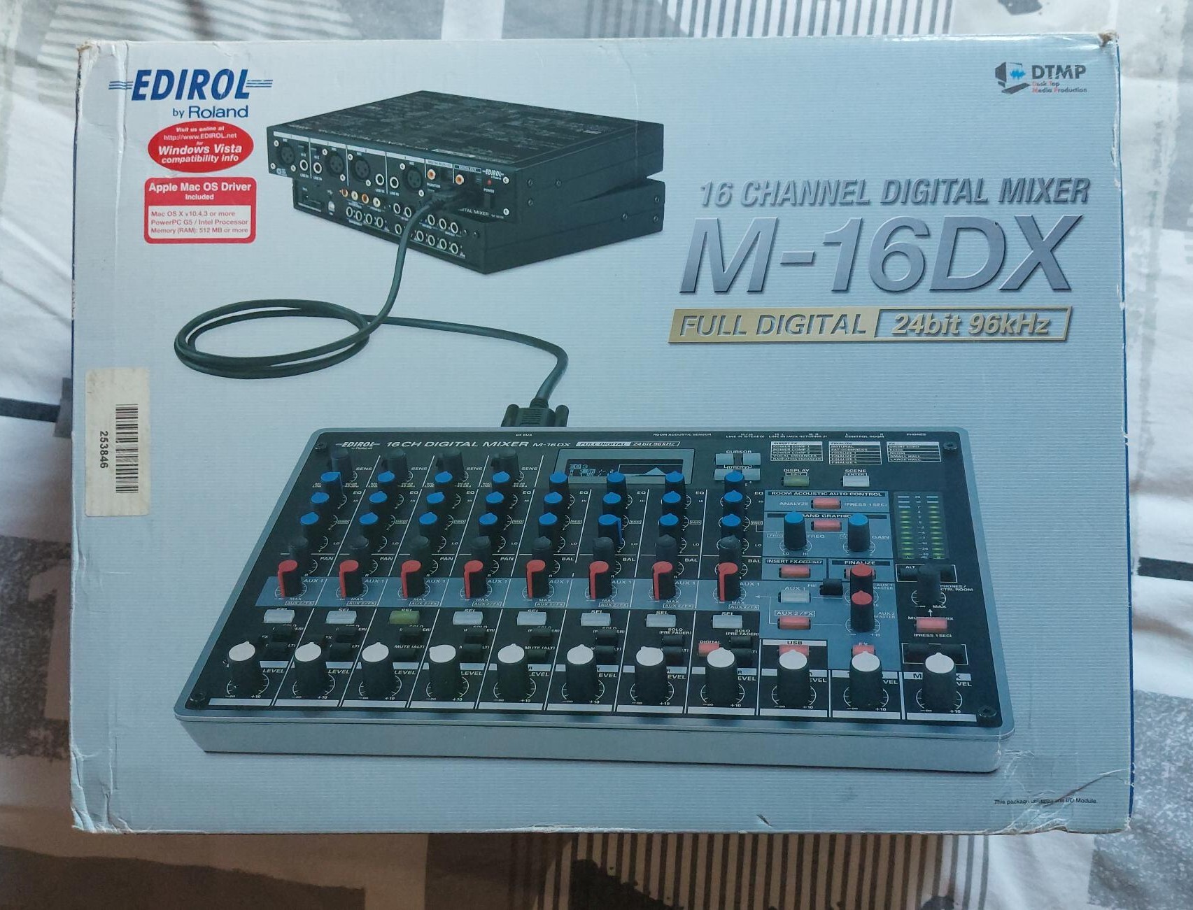 Je vends ma carte son / interface de mixage Edirol M-16DX