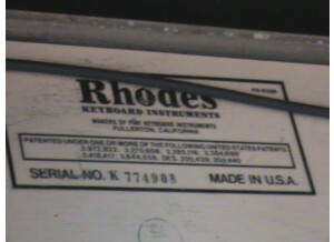 Fender Rhodes Mark I Suitcase 88