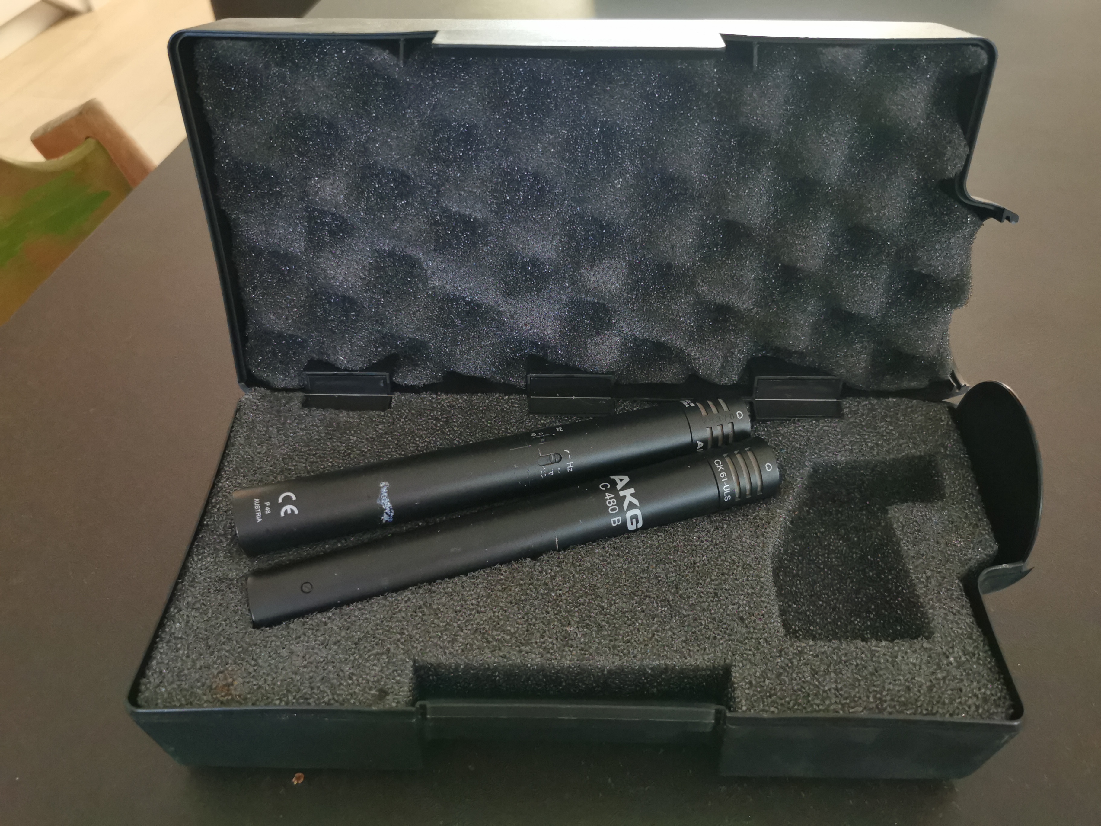 Preampli AKG C480B et capsule CK61