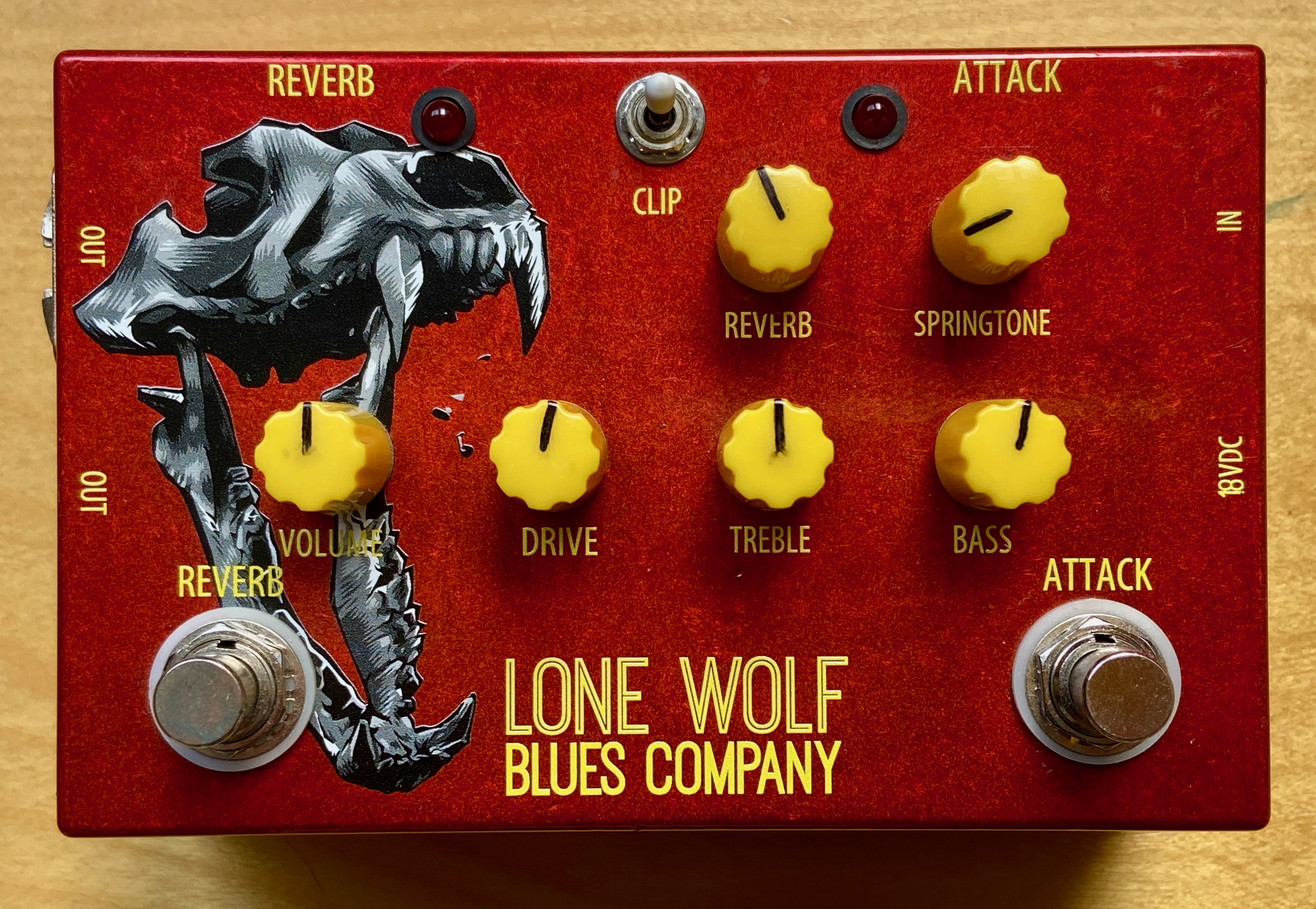 Vends pédale pour harmonica « Alpha Wolf » (Lone Wolf Blues Company)