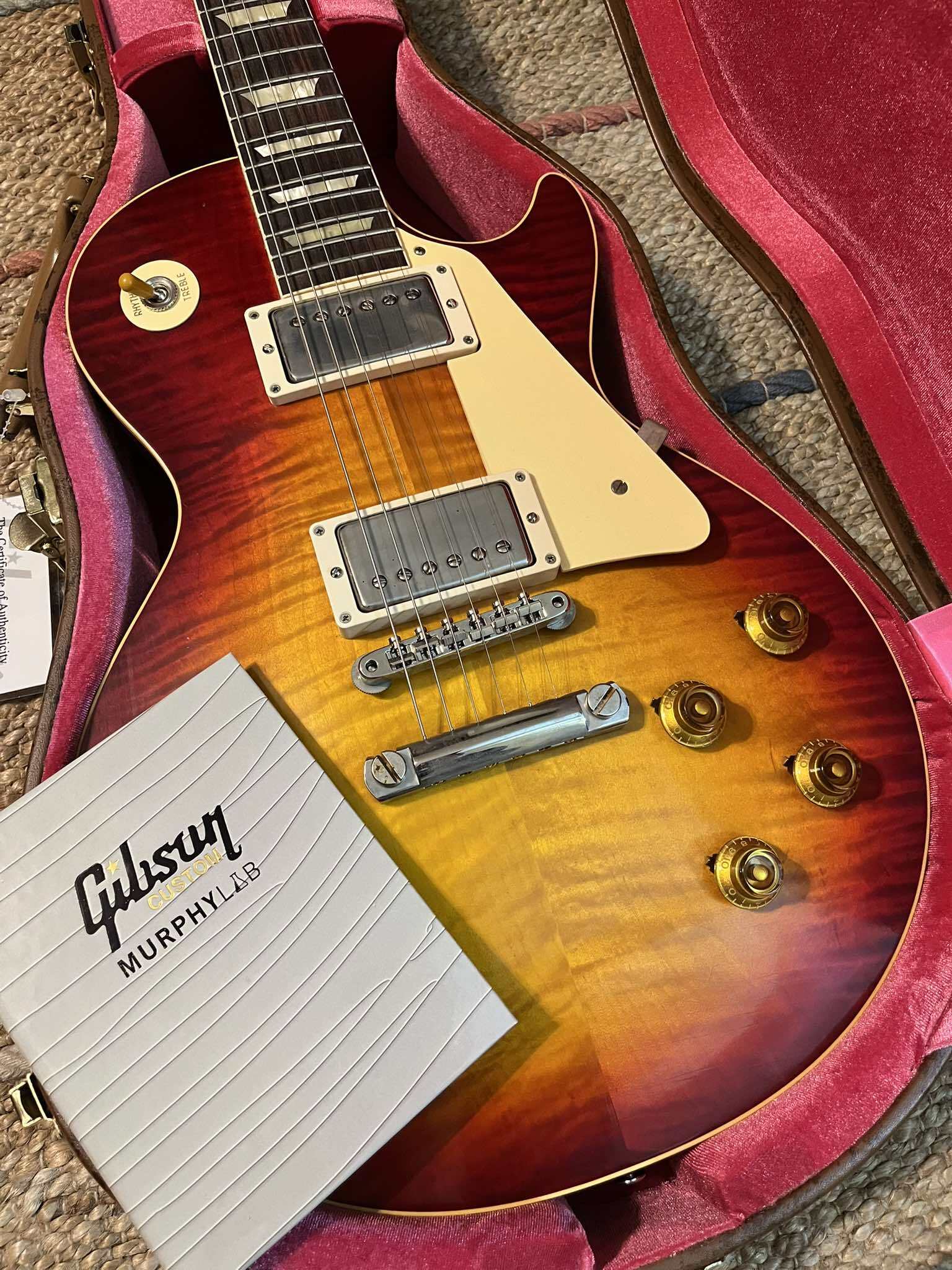 Gibson Custom Shop Murphy Lab '59 Les Paul Standard Reissue Ultra Light Aged 2024 Factory Burst