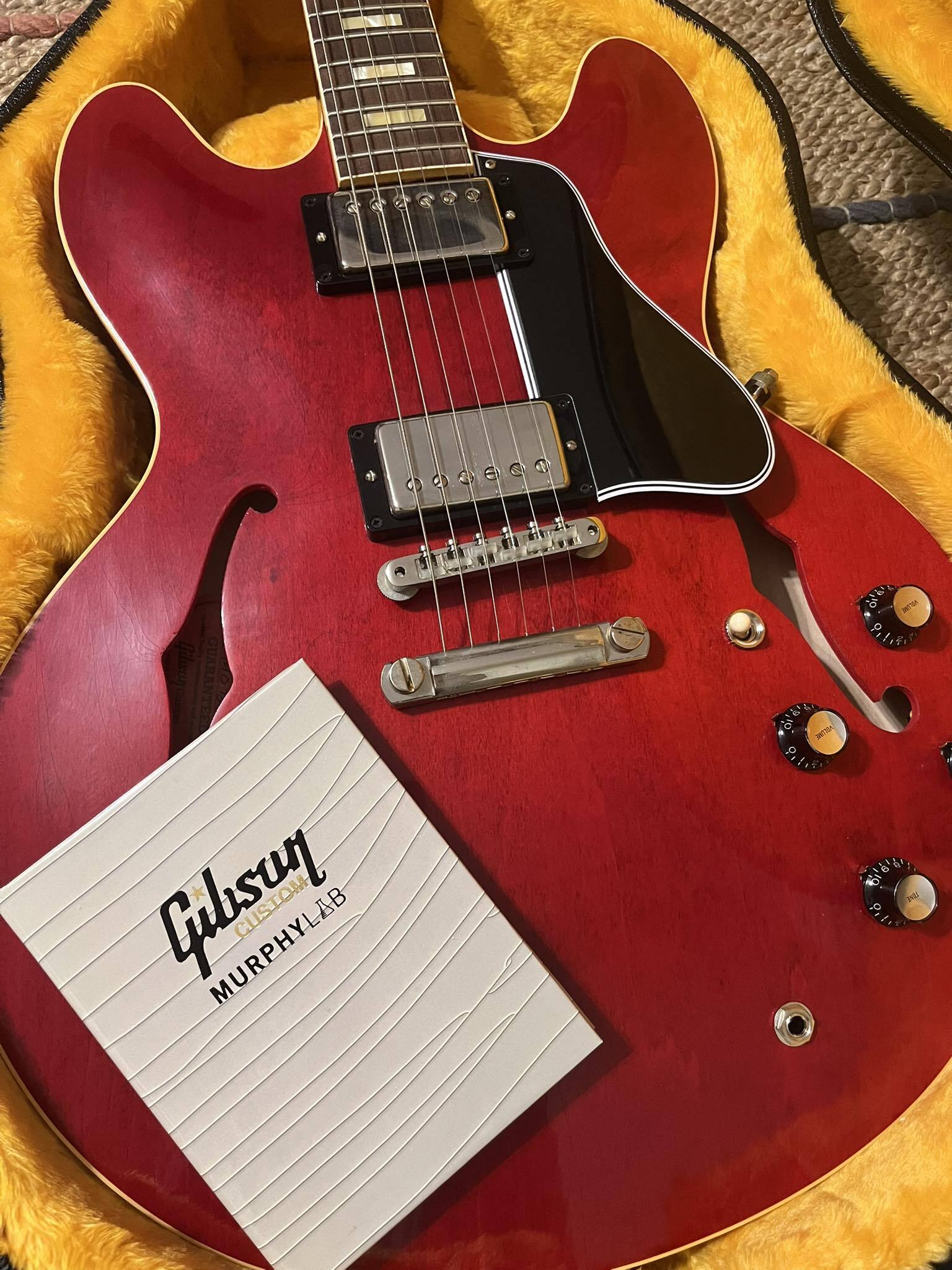 Gibson Custom Shop Murphy Lab '64 ES-335 Reissue Ultra Light Aged 2024 Cherry