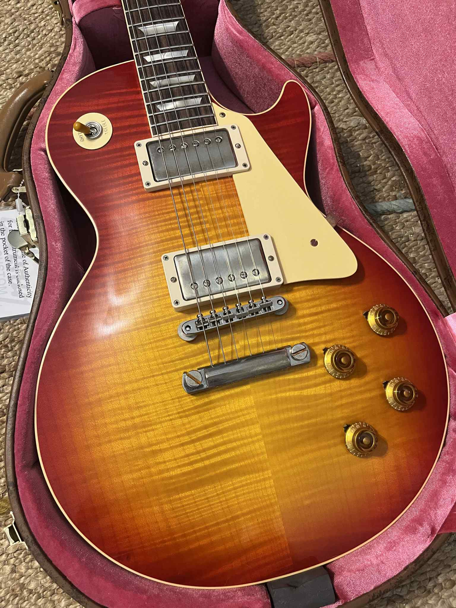 Gibson Custom Shop '59 Les Paul Standard Reissue 2024 VOS Cherry Sunburst