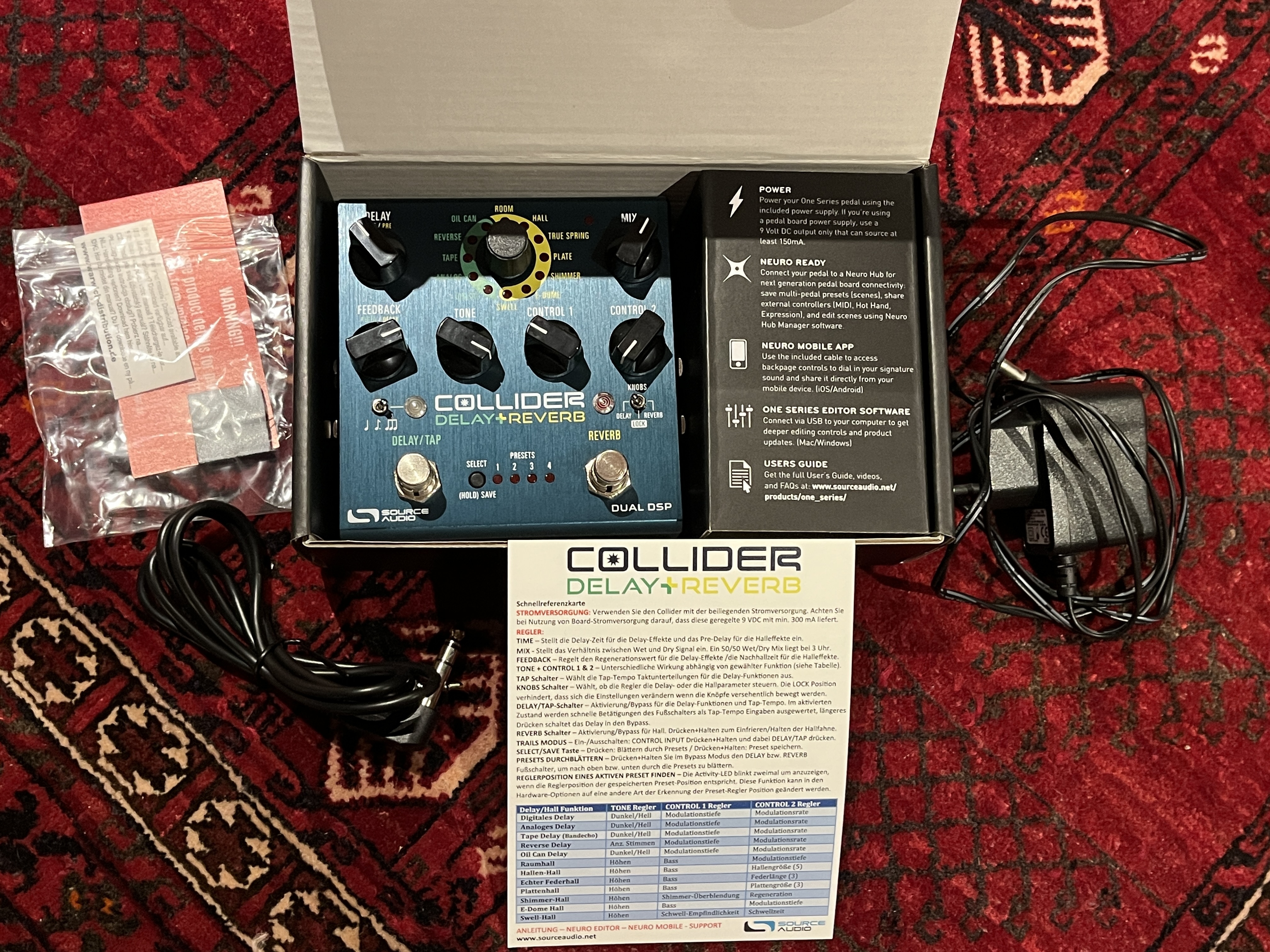 Source Audio Collider Delay+Reverb (45469)