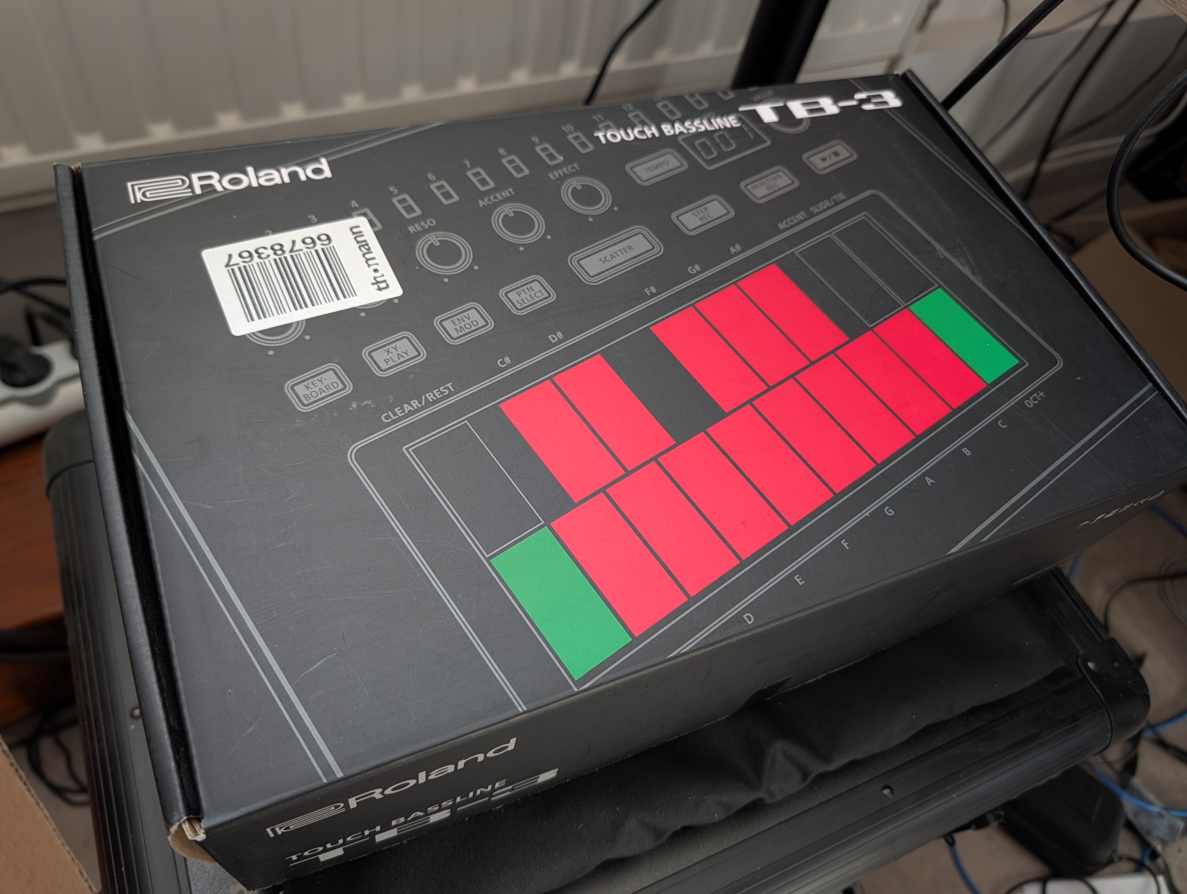 Roland TB-3 + Decksaver – État mint / Studio non-fumeur / Box & Alim