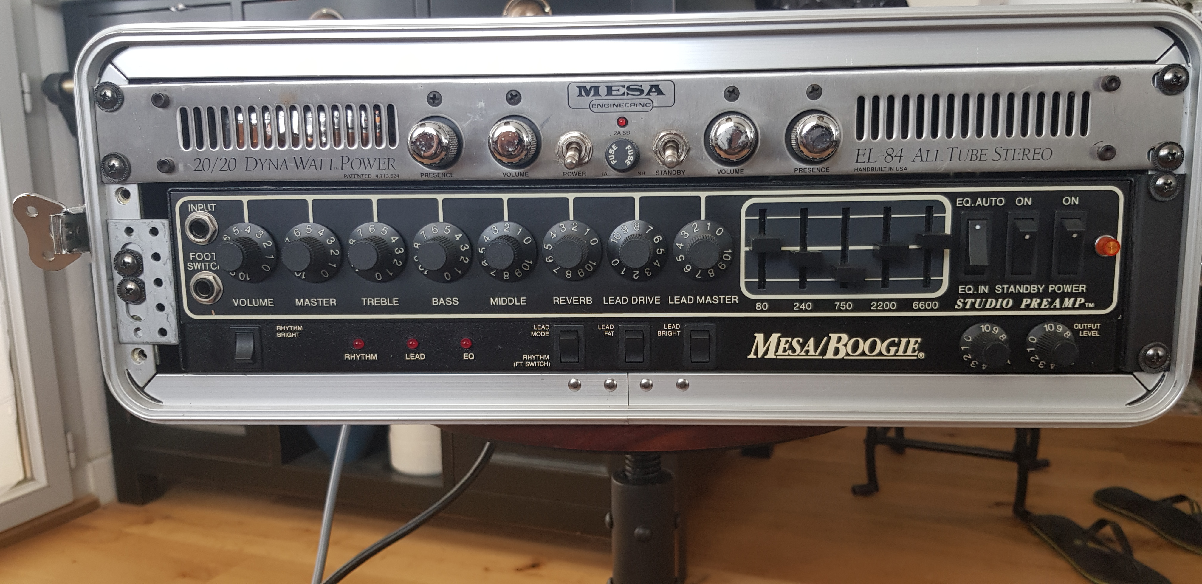 Ampli stéreo Mesa Boogie 20/20 Dynawatt et Préamplificateur Mesa boogie Studio Preamp