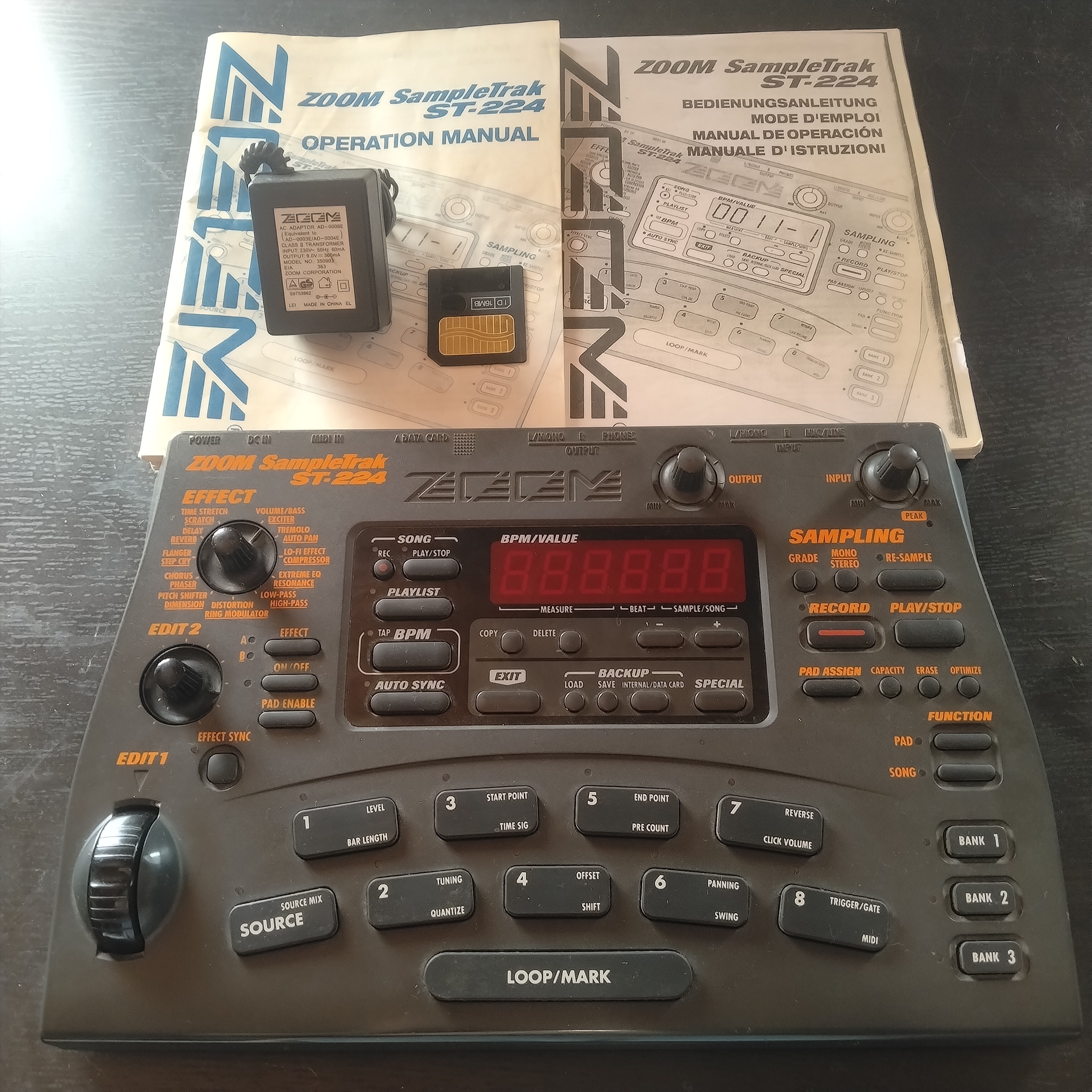 Vends Zoom SampleTrak ST-224