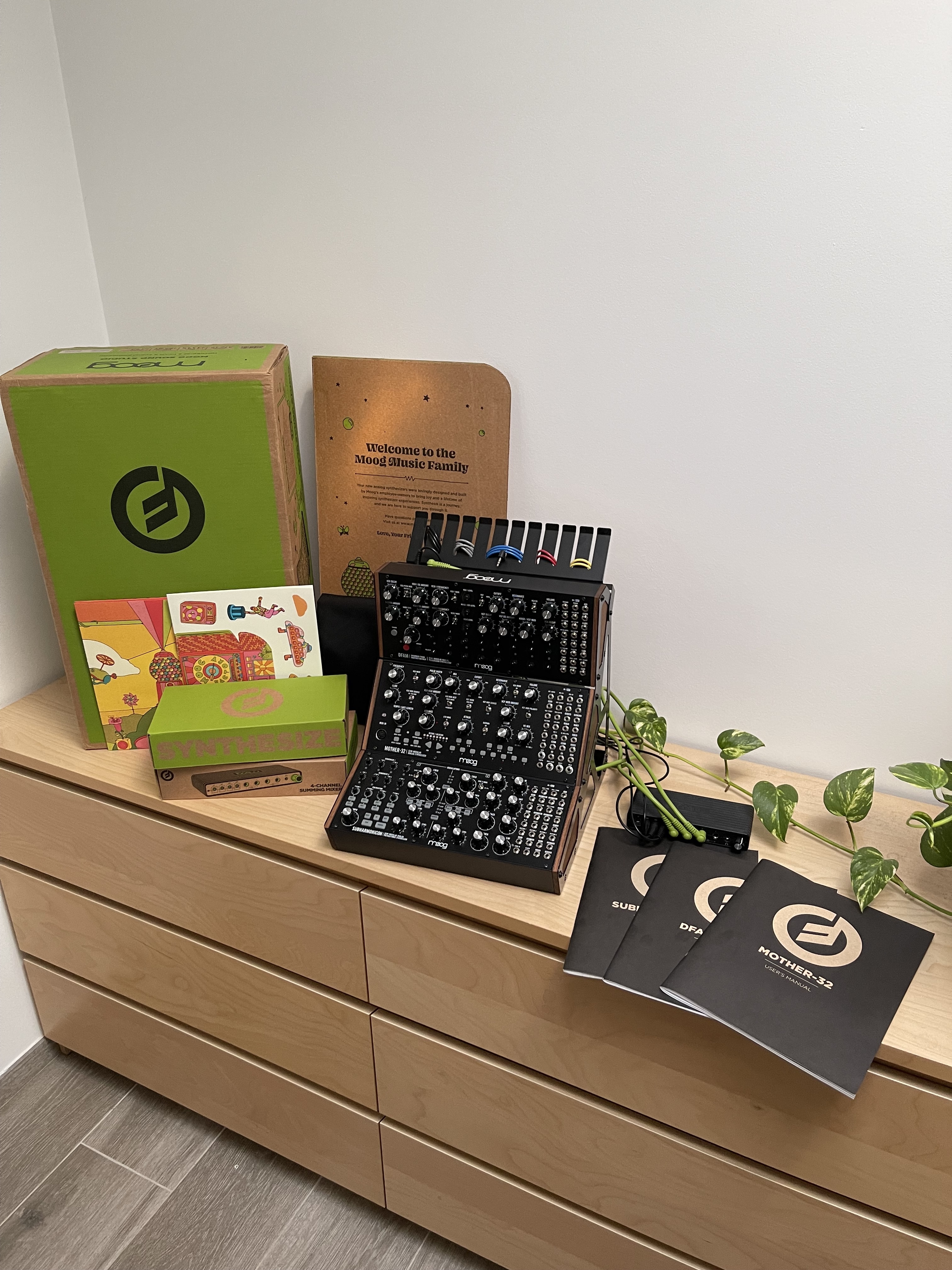Moog Sound Studio 3 (DFAM, Mother-32, SubHarmonicon)