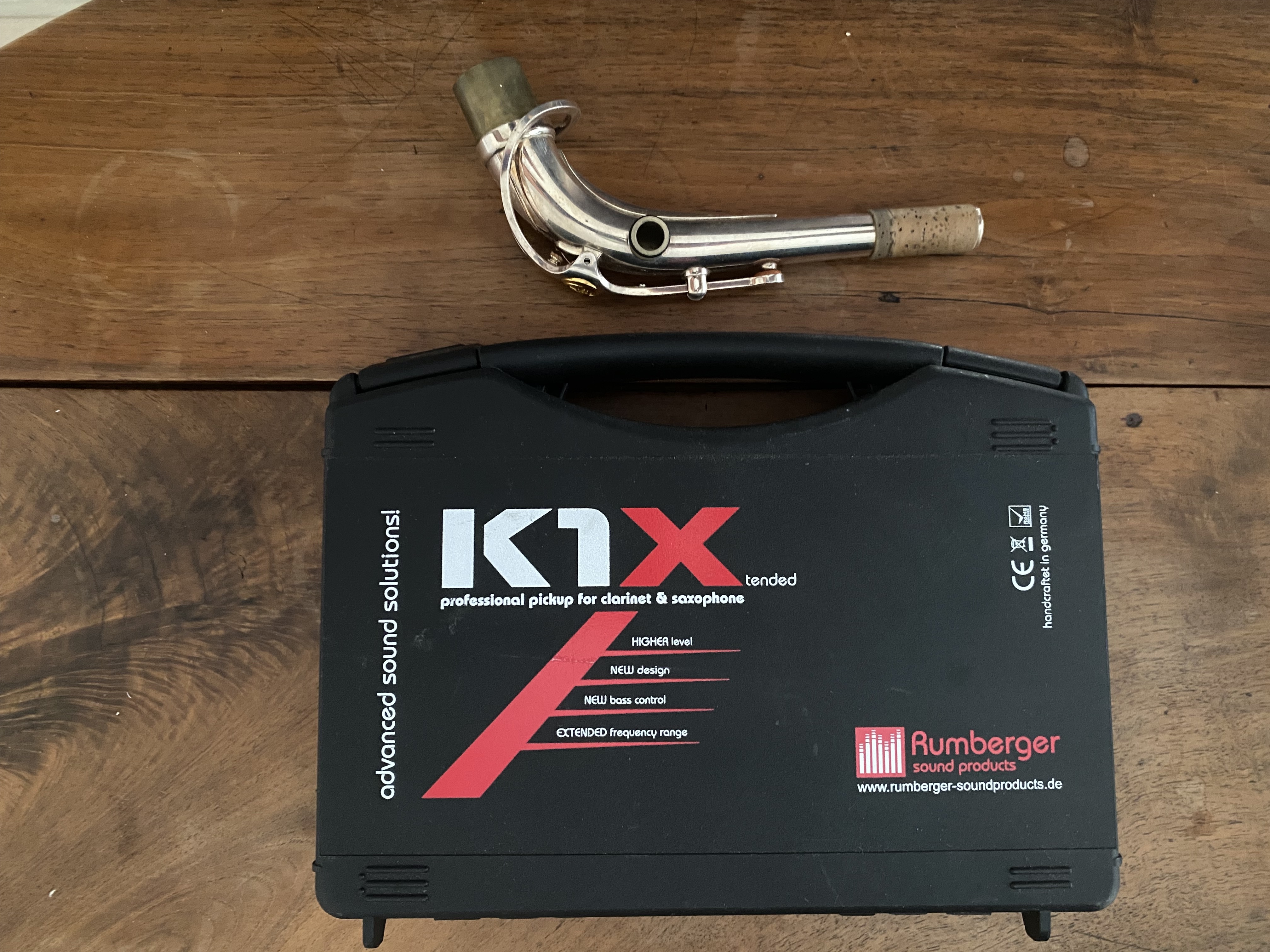 Vends Kit micro cellule Rumberger sax clarinette + bocal sax alto adapté.