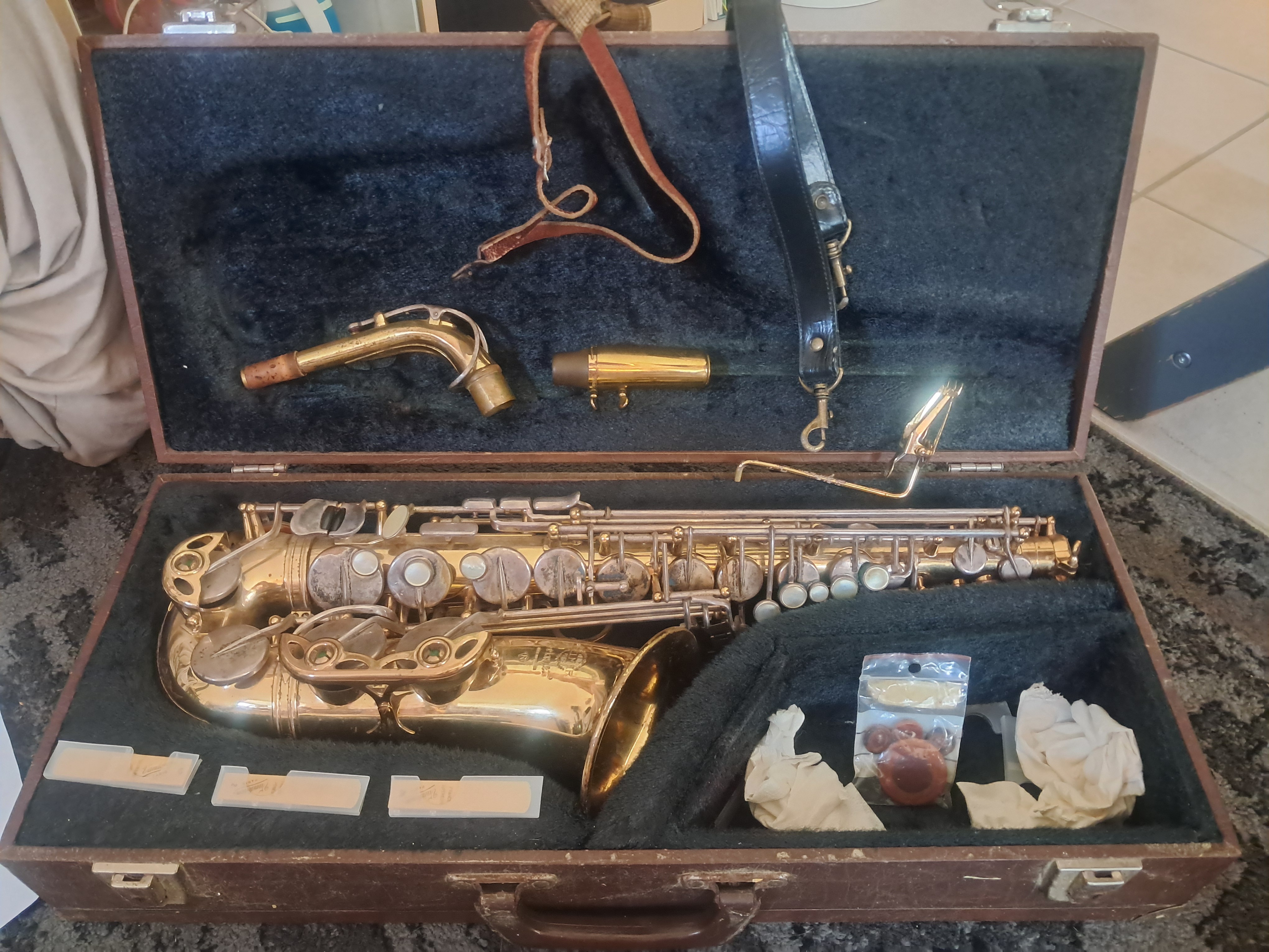 Saxophone Alto Henri SELMER Paris - Mark VII (1980) - Complet d'origine