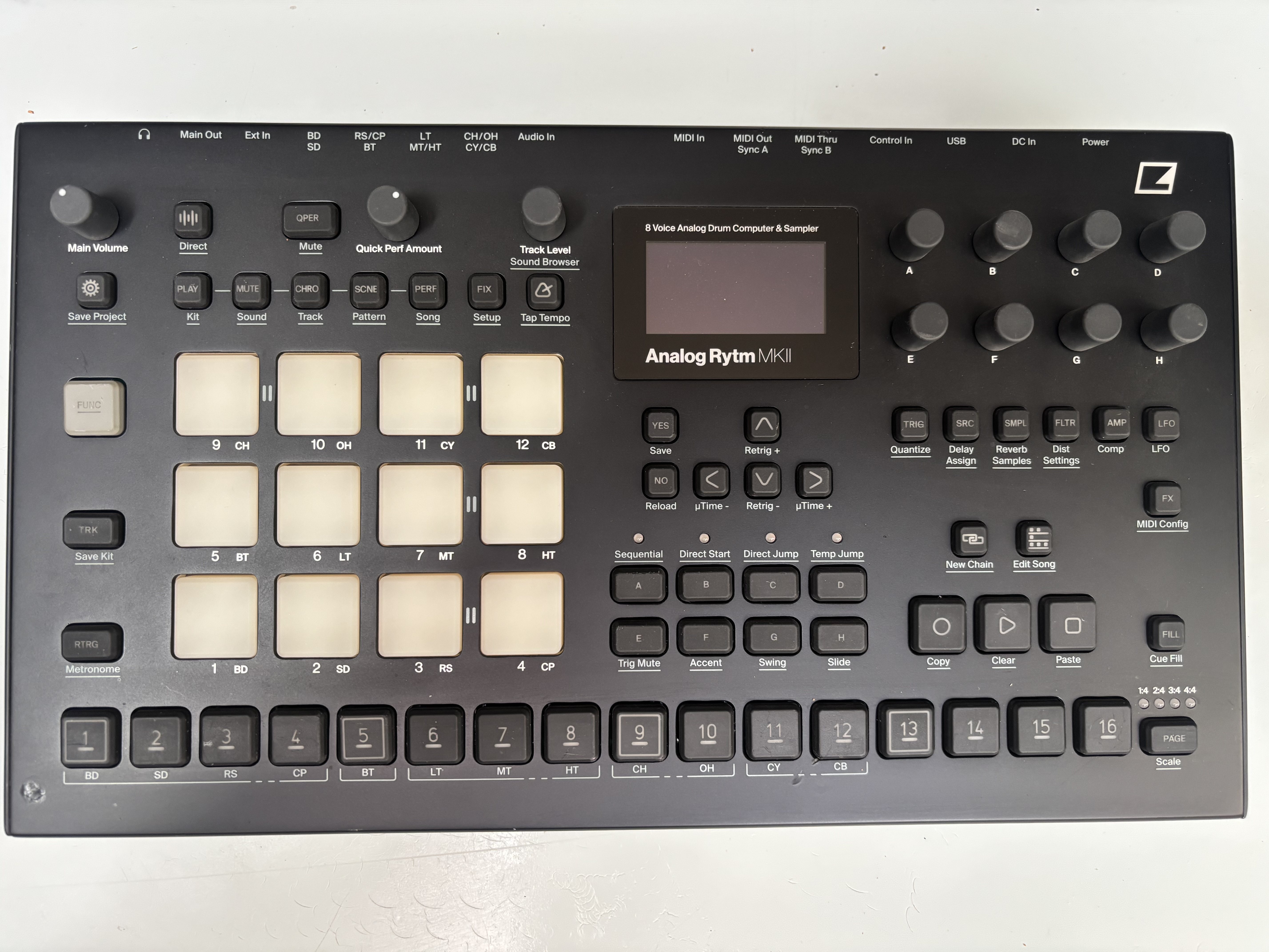 Elektron Analog Rytm MKII – Comme neuve  Boîte d’origine