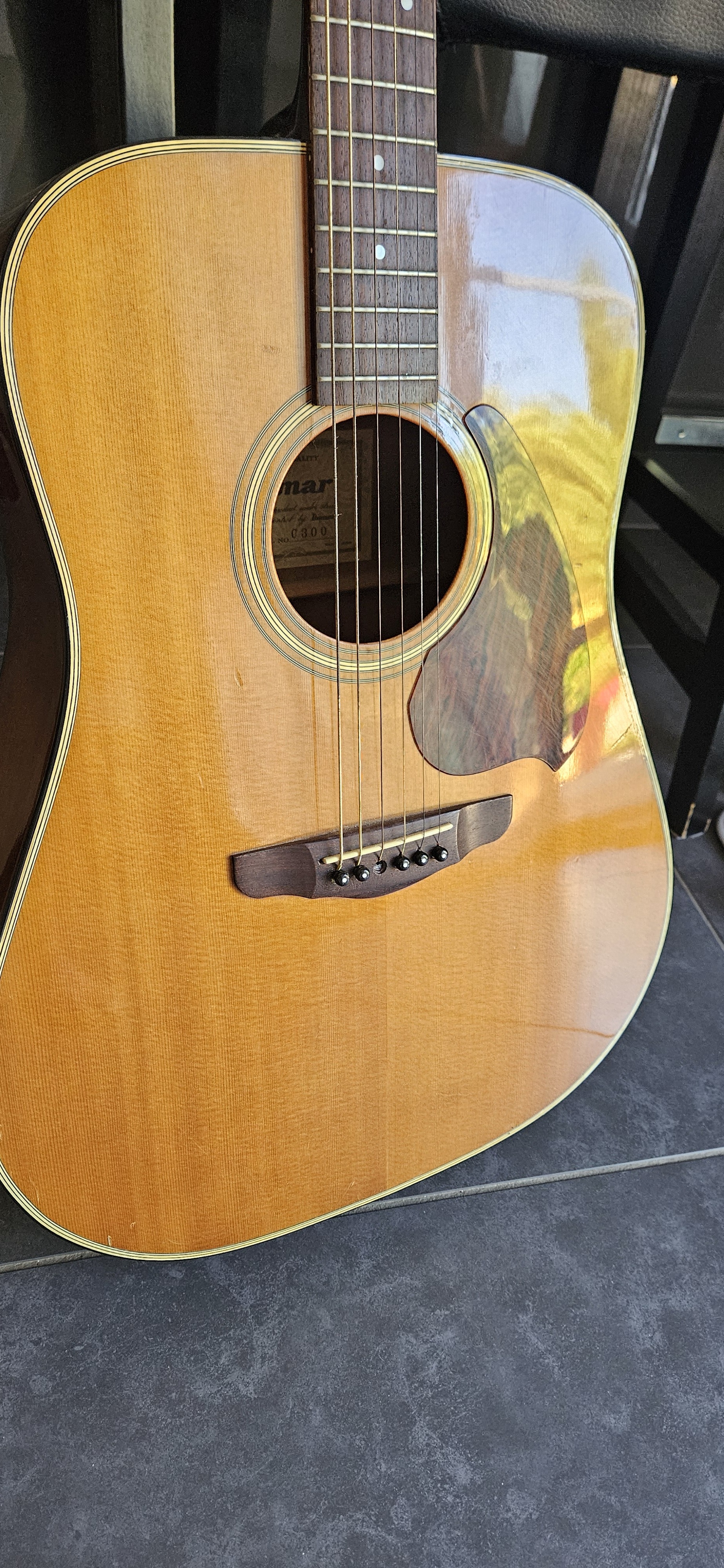 Guitare acoustique Vintage Cimar C300 (Ibanez)