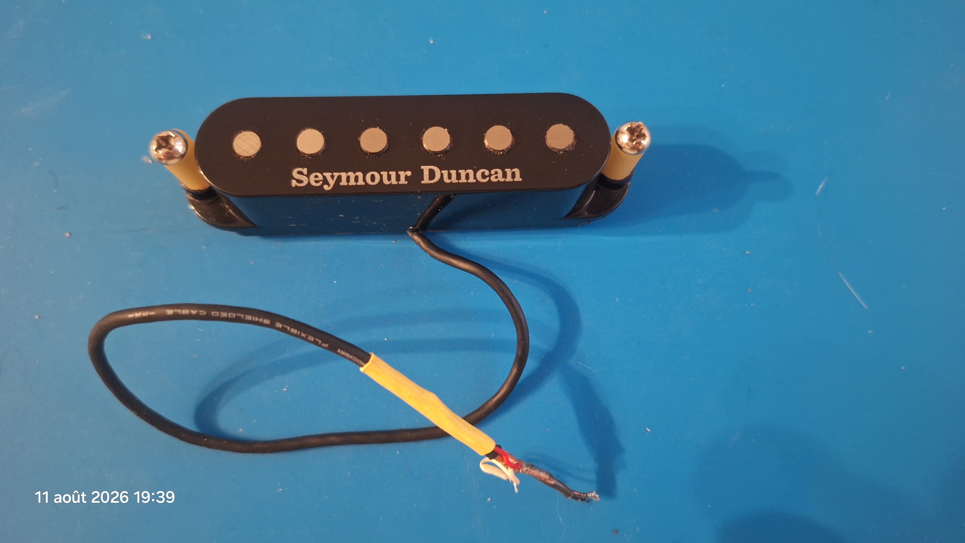 Vends Seymour Duncan Custom Stack Plus Noir Strat