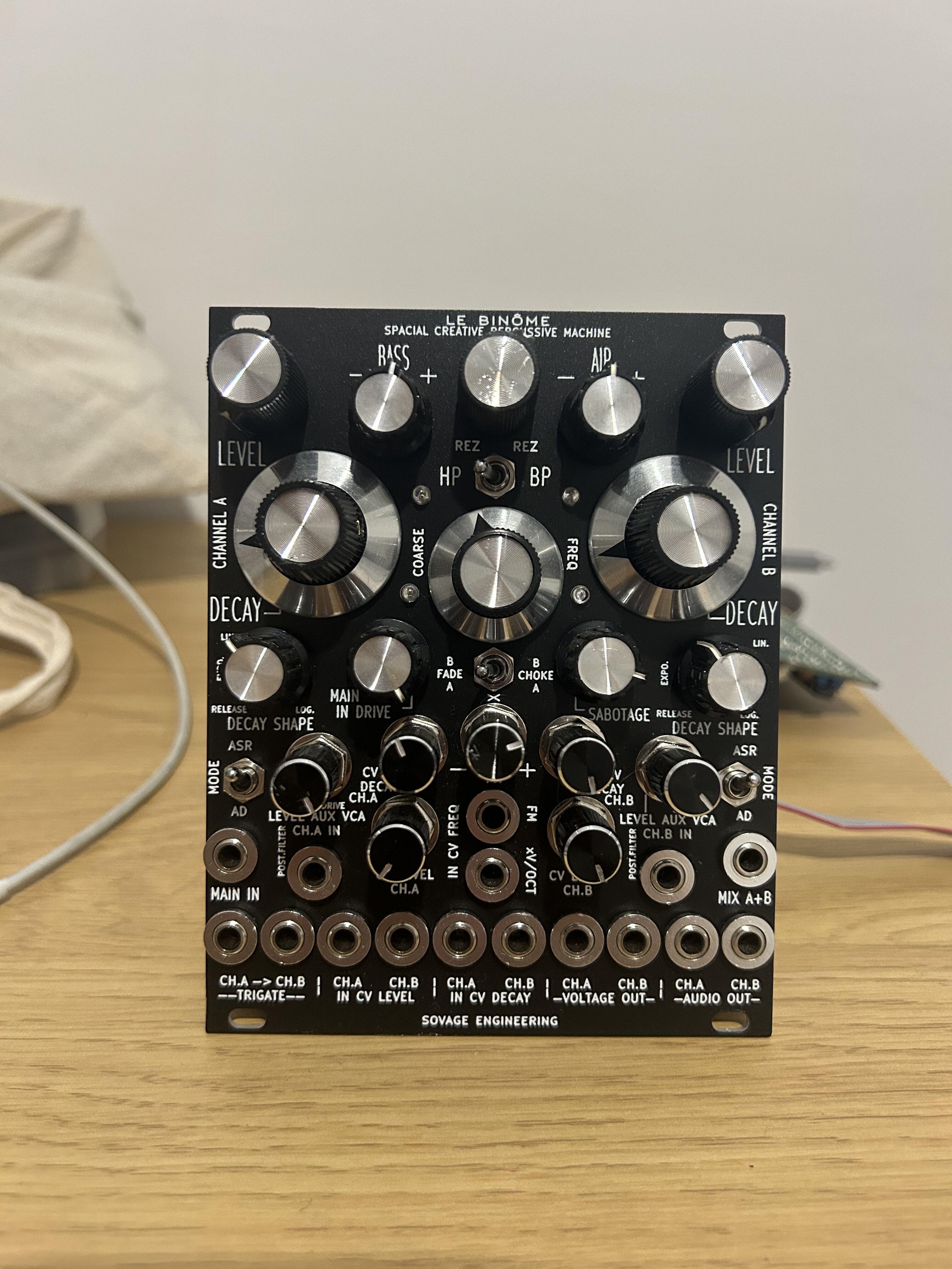 Sovage Engineering Le Binôme — Module percussif / générateur — Comme neuf