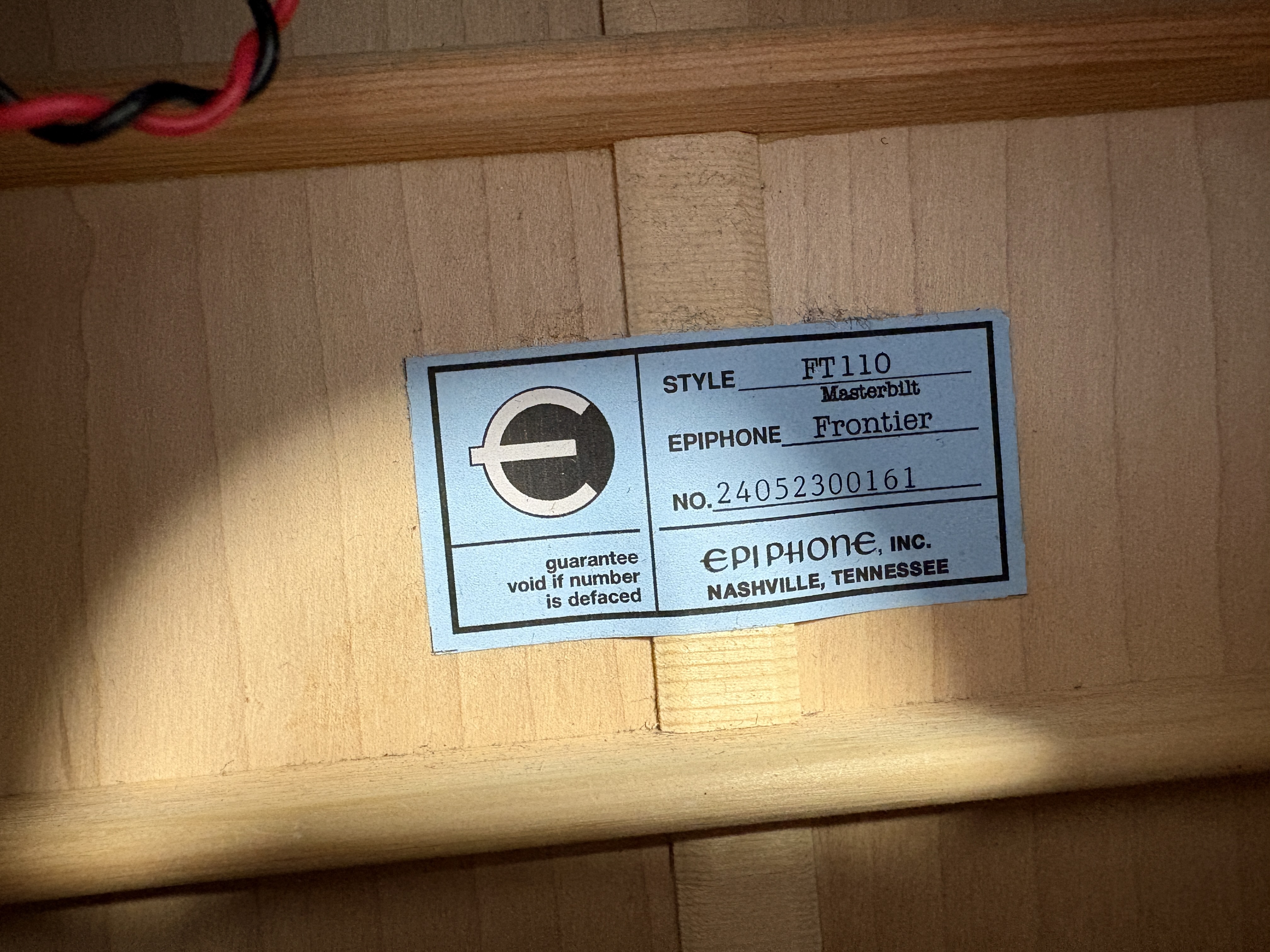 Epiphone Masterbilt Frontier (47921)