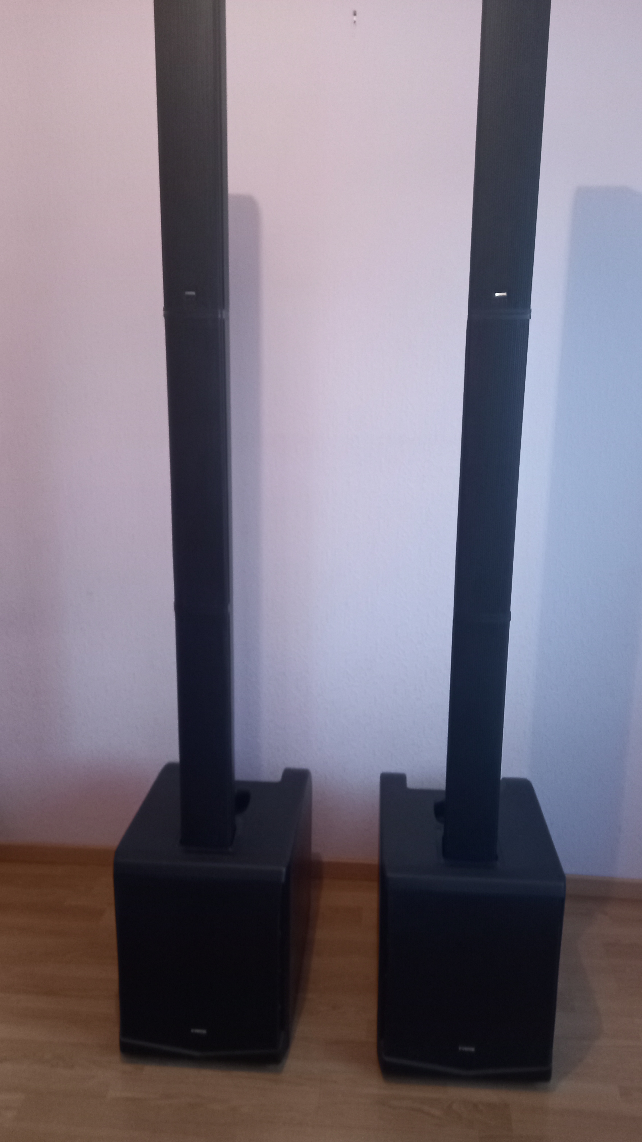 2 basses et colonnes amplifier 