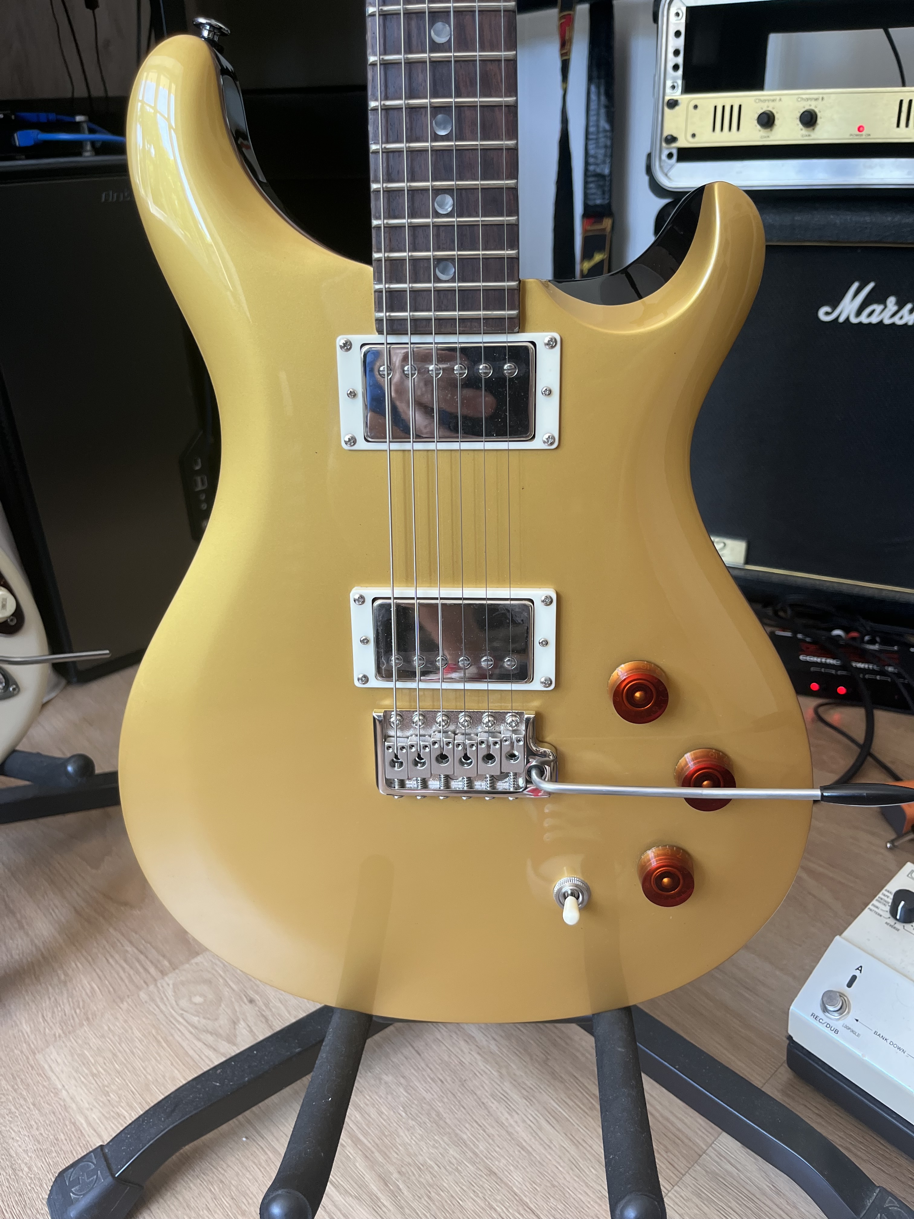 vos PRS DGT SE Gold Top état neuf 