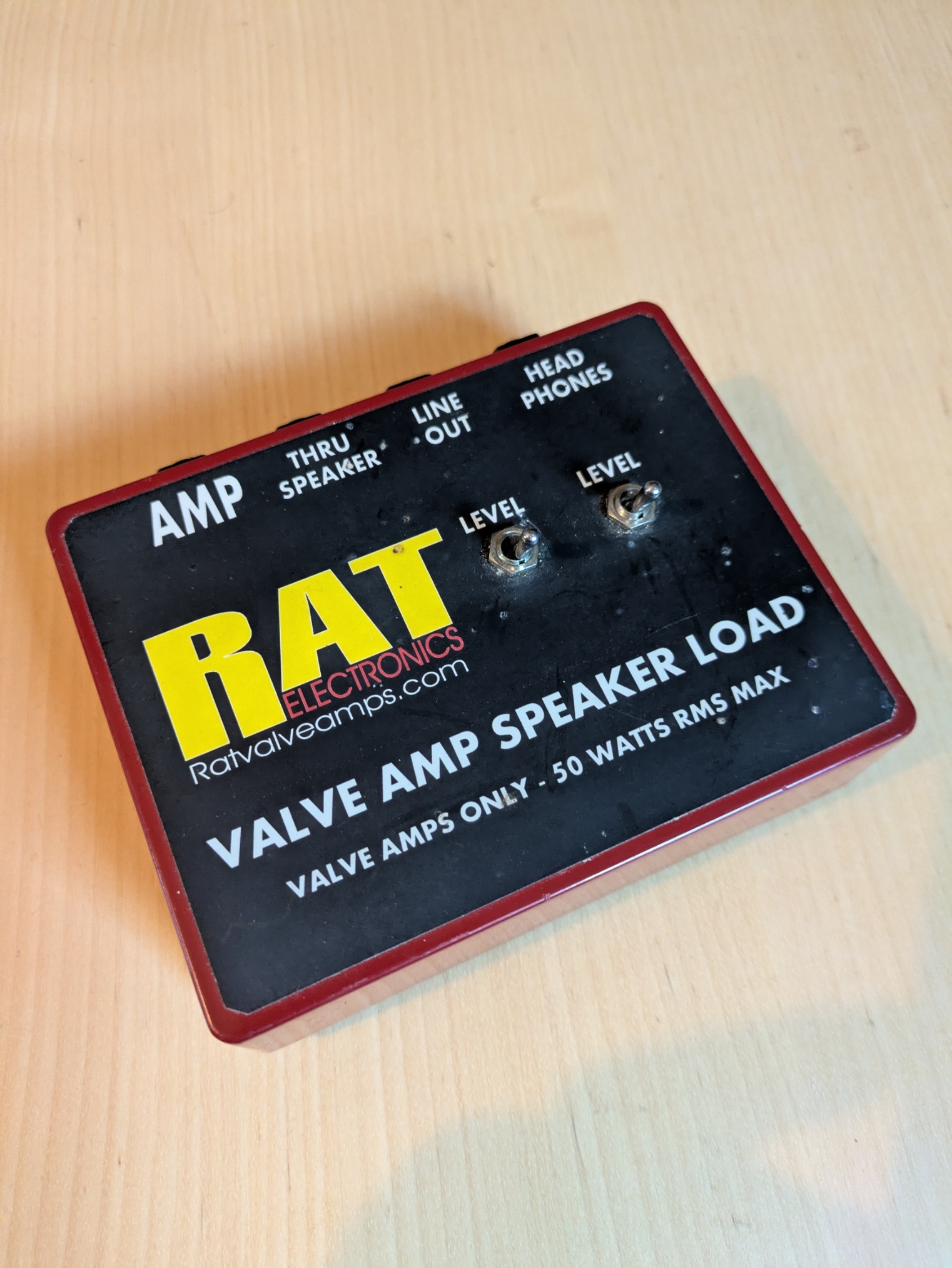 Rat valve amps Loadbox 50W 8ohms