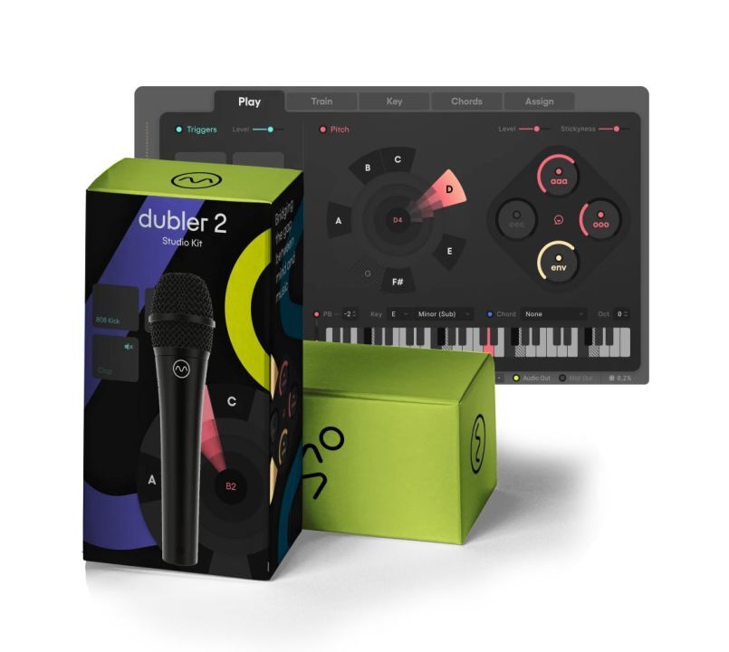 Logiciel Dubler 2 par Vochlea+ micro+ deuxième logiciel daw complémentaires ablton live 12 lite