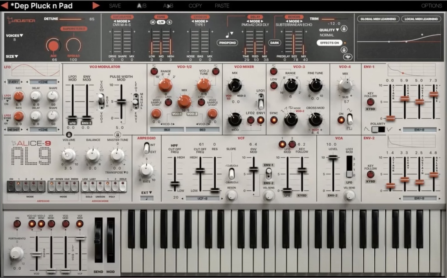 vend Aline9 Acustica Audio