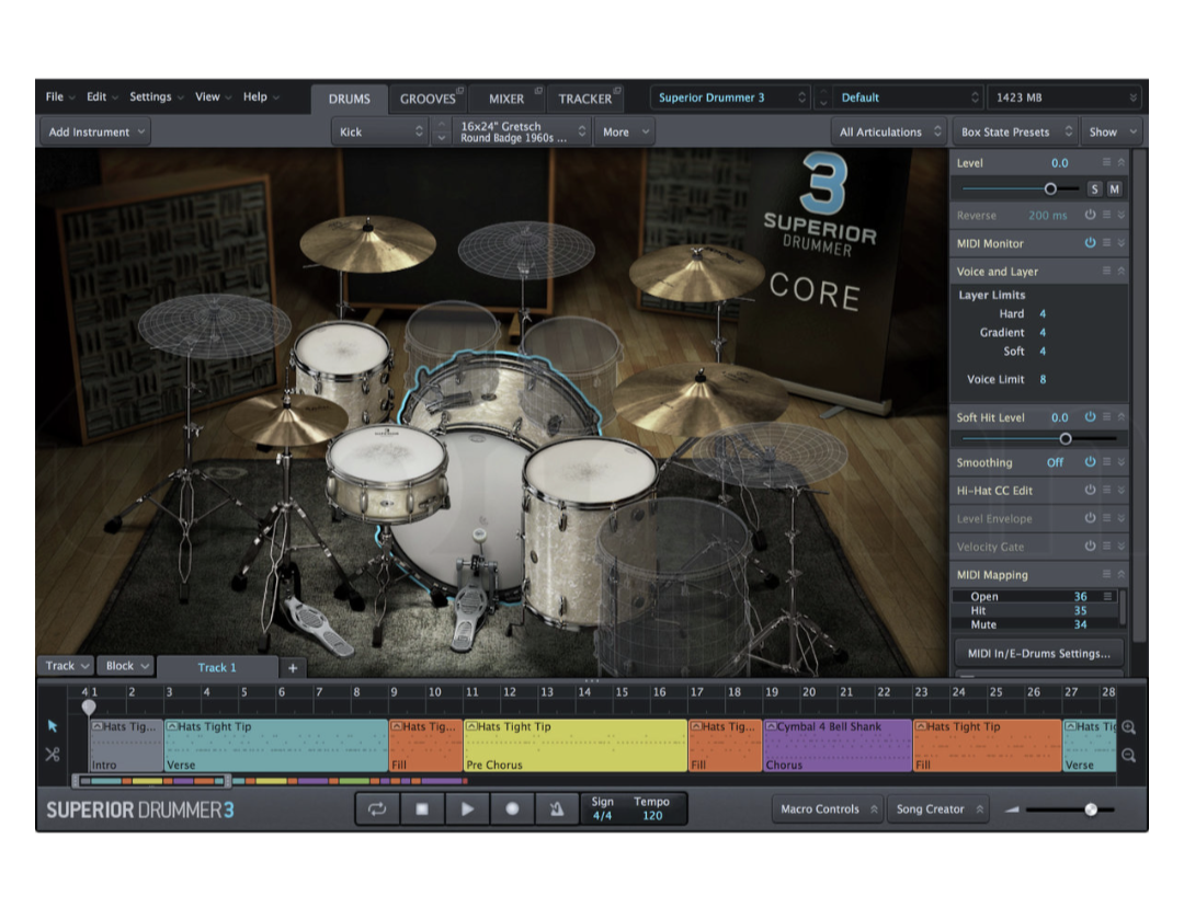 Toontrack Superior Drummer 3 — Licence Crossgrade